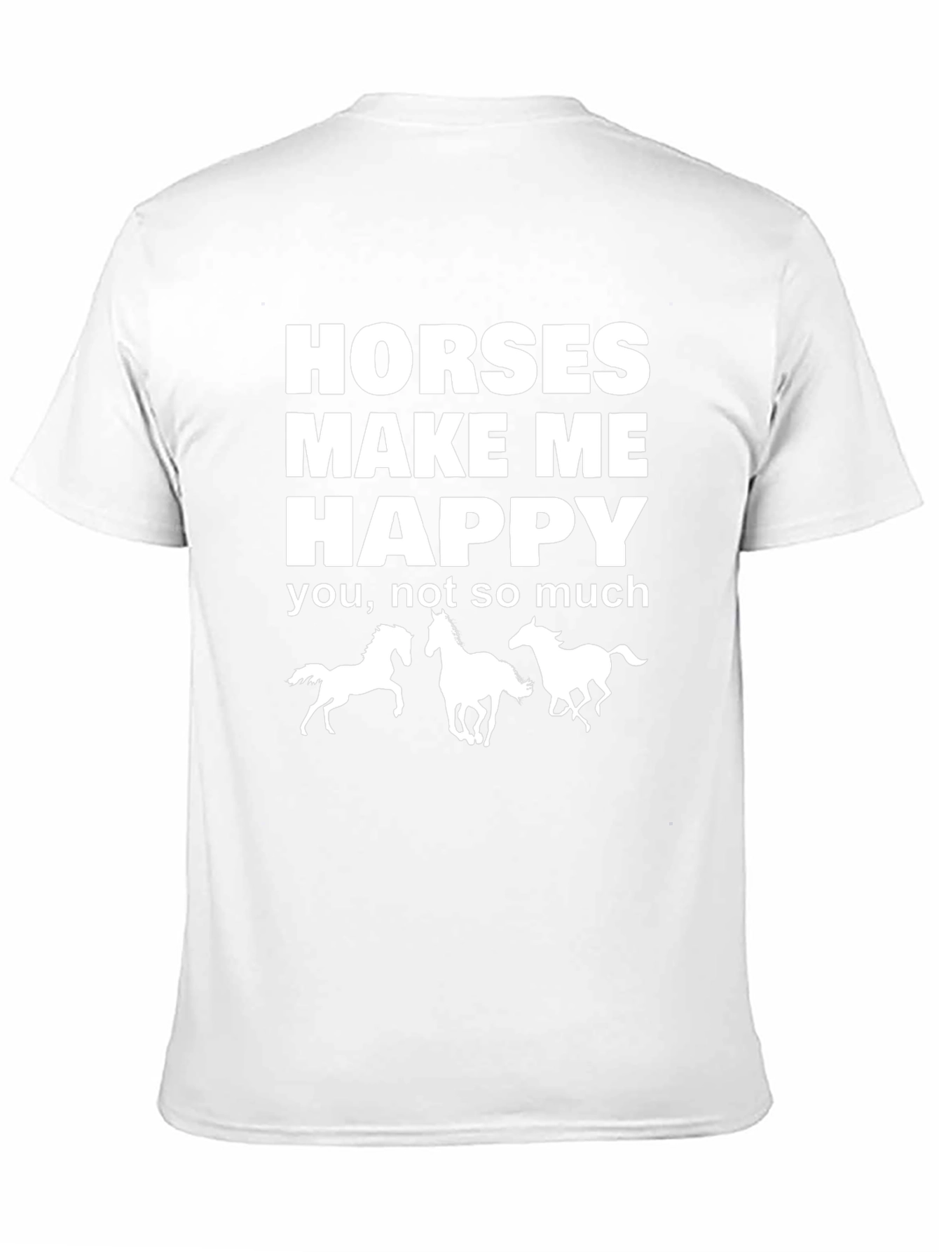 Horses Make Me Happy Graphic Tee
