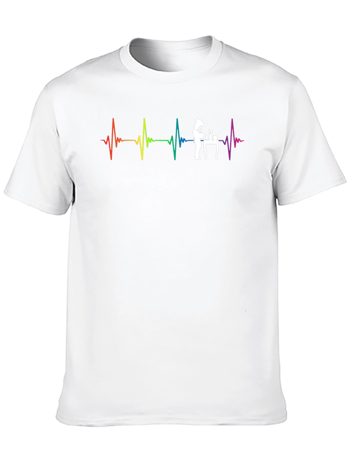 Heartbeat Chef T-Shirt - Culinary Passion Tee