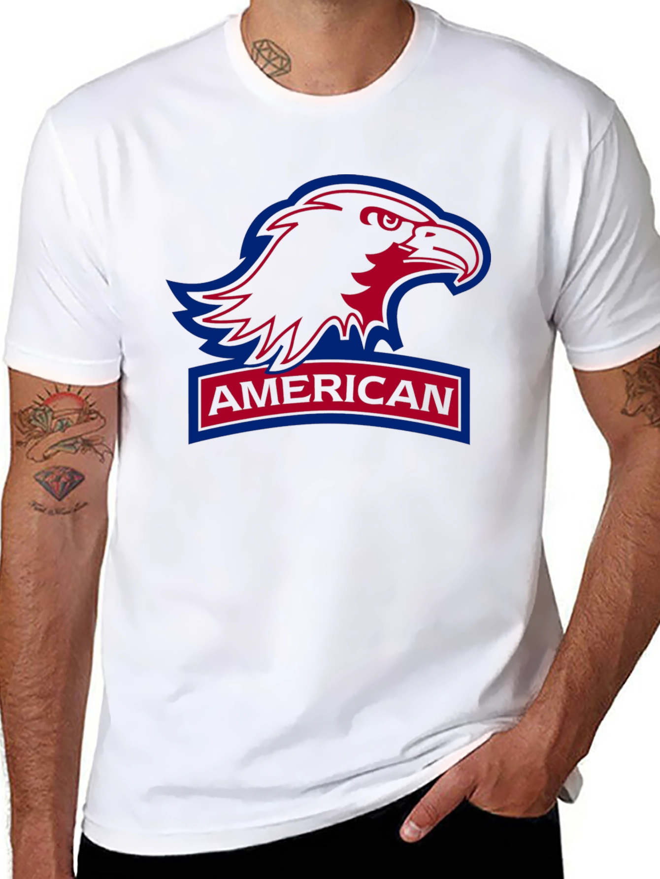 American Eagle Graphic Tee - Patriotic Style