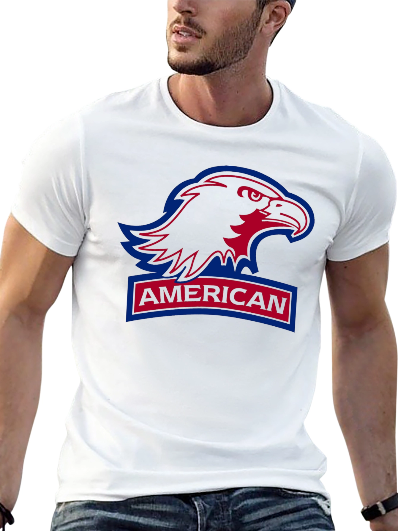 American Eagle Graphic Tee - Patriotic Style