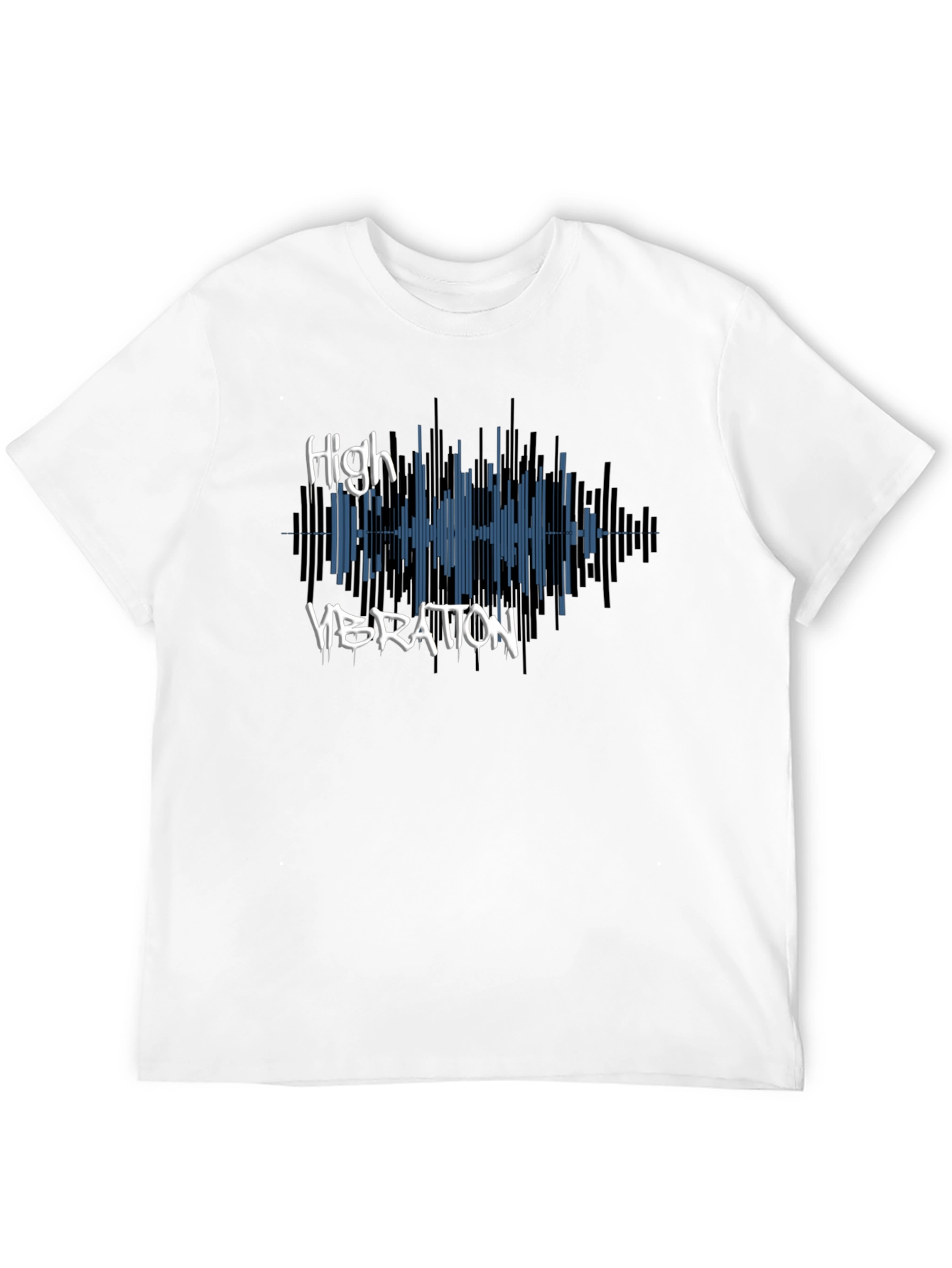 High Vibration Graphic Tee - Stylish Black T-Shirt