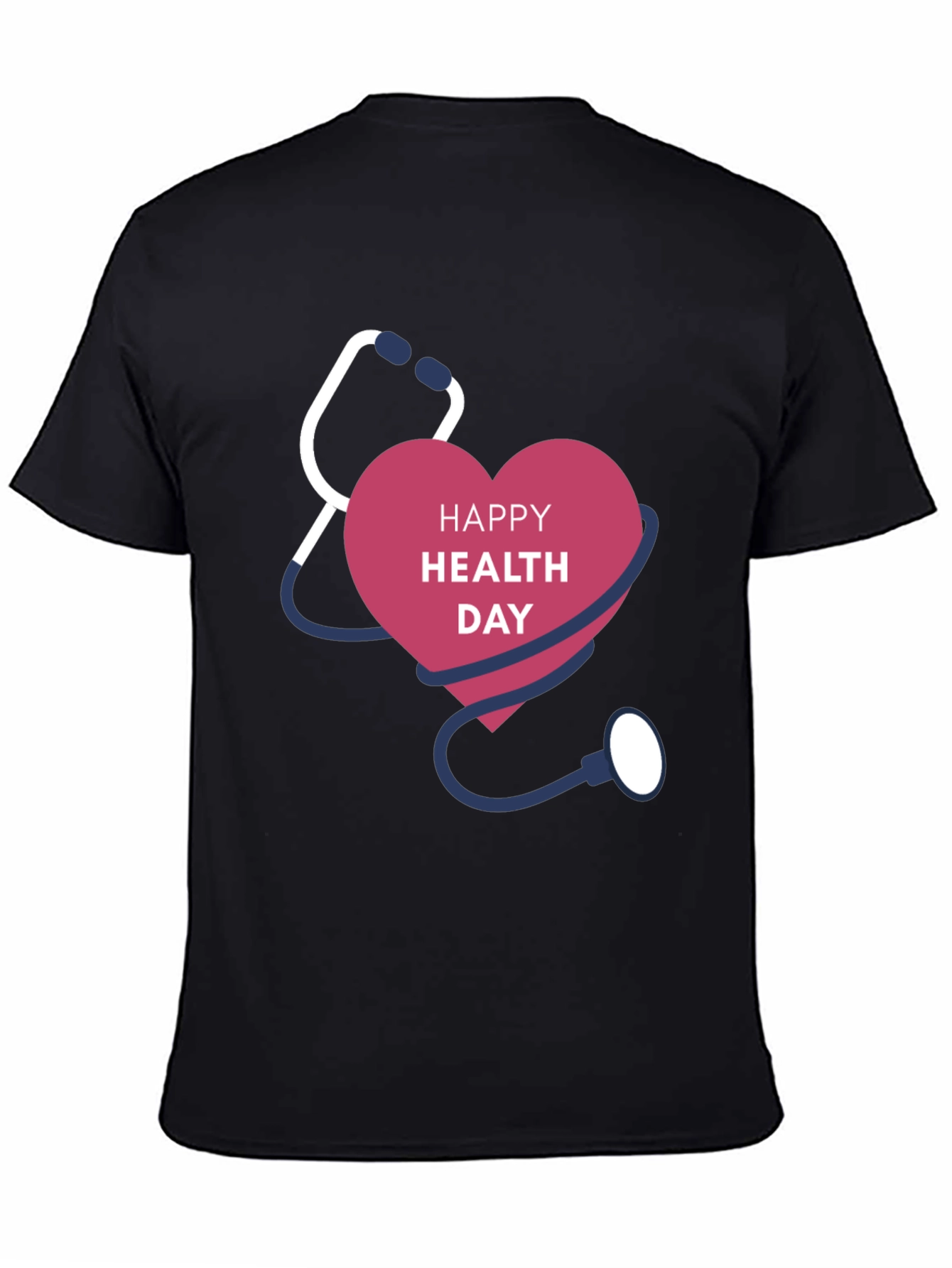 Health Day Graphic Tee - Black