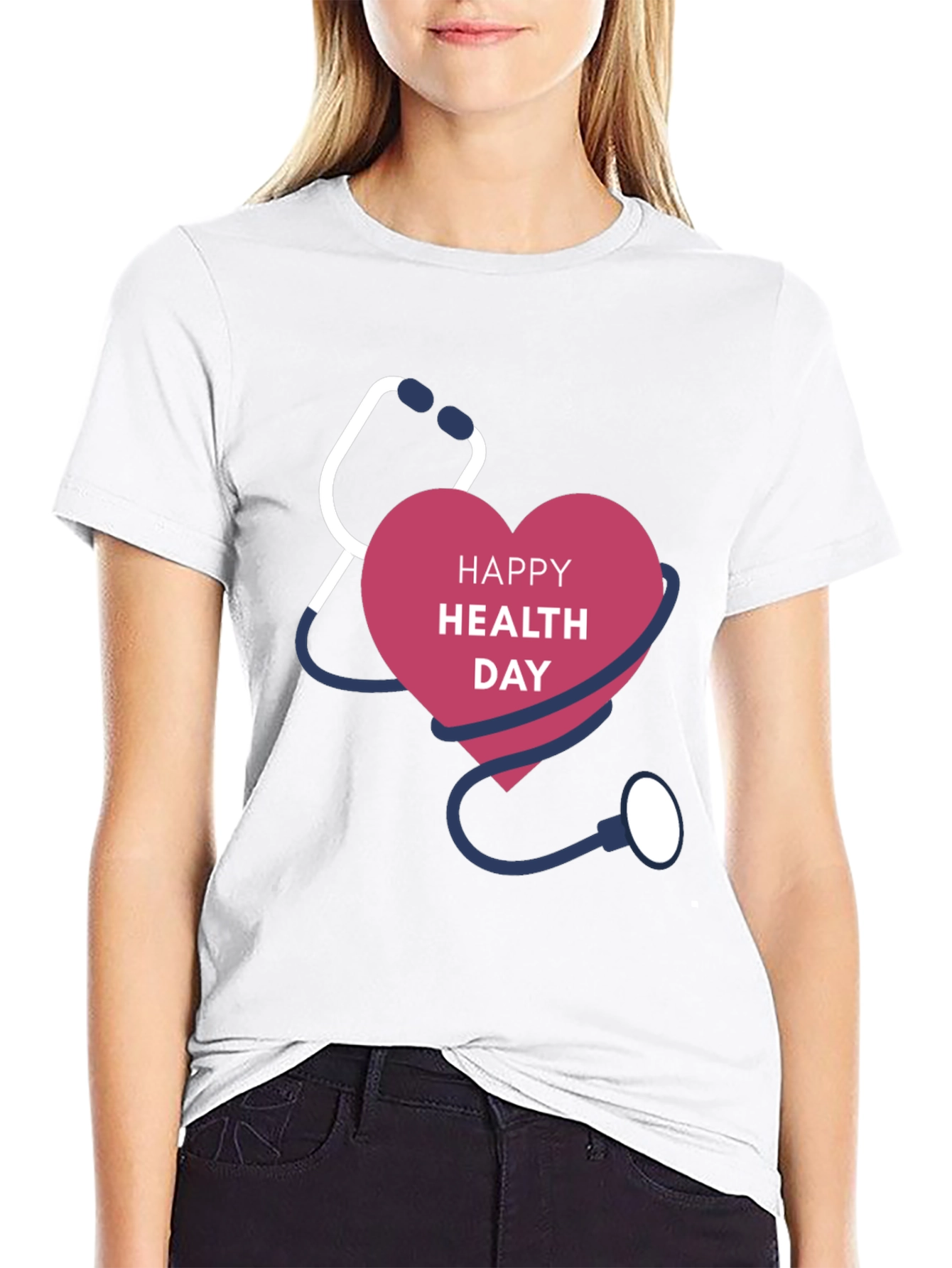 Health Day Graphic Tee - Black