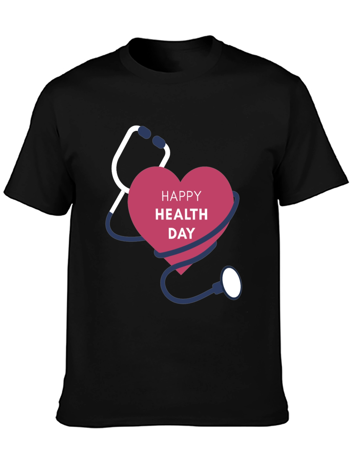 Health Day Graphic Tee - Black