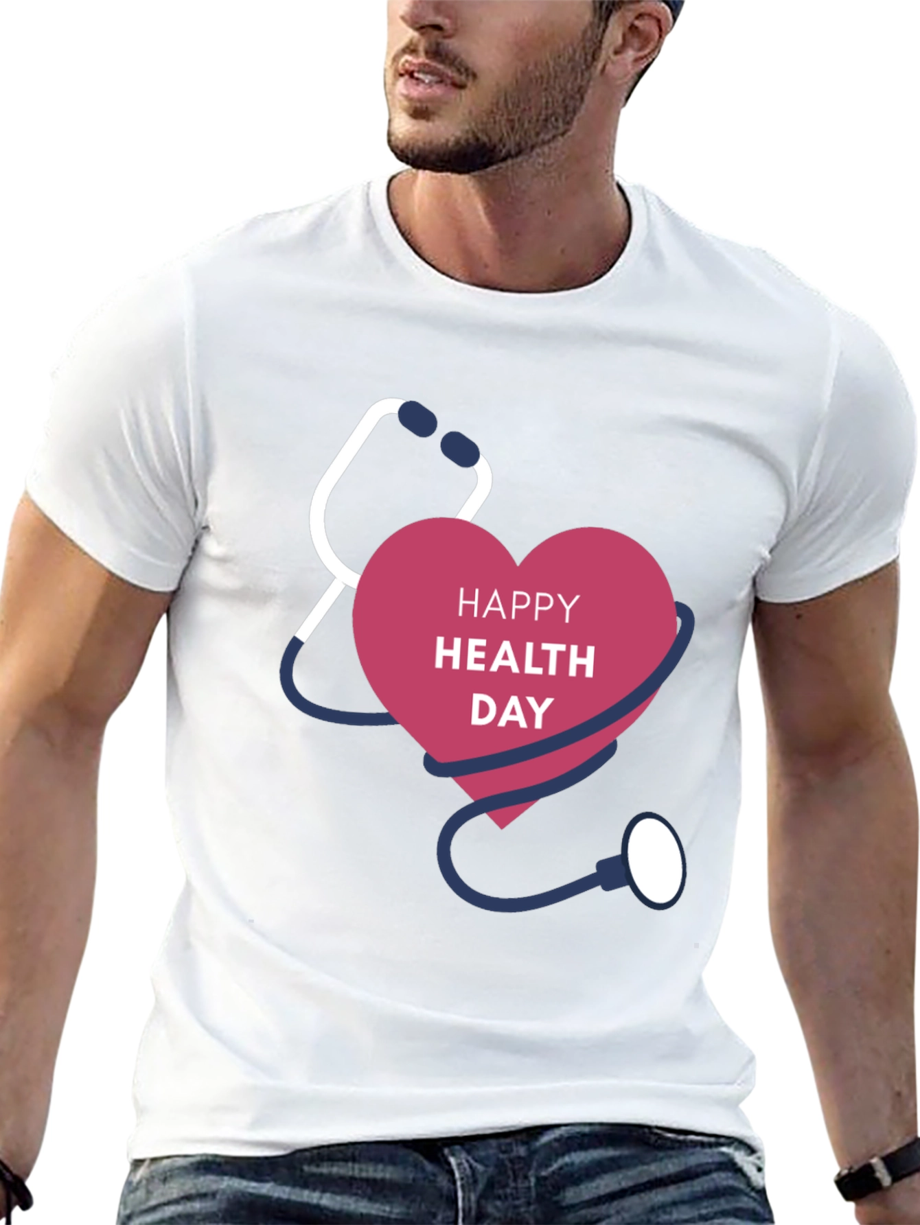 Health Day Graphic Tee - Black