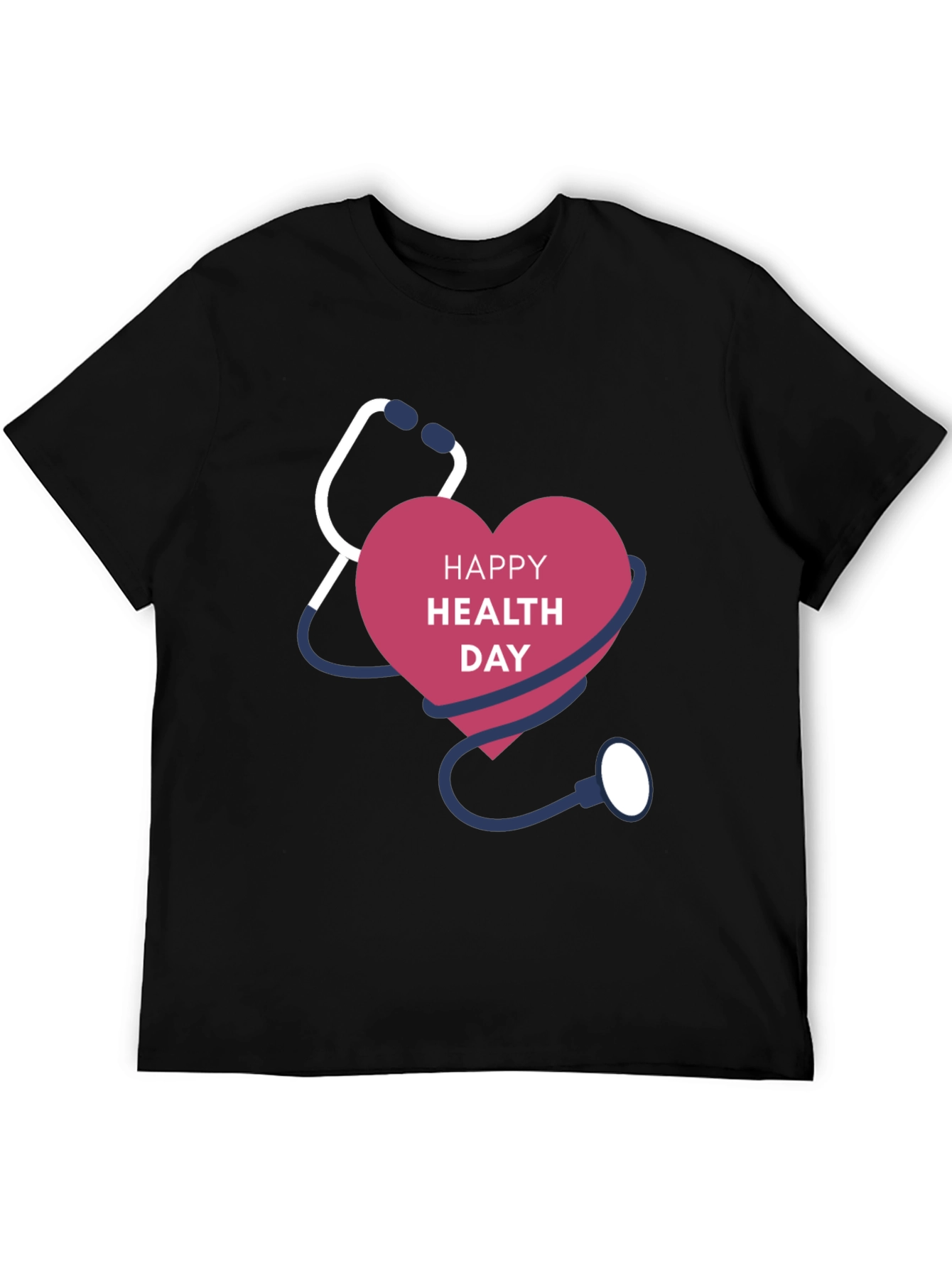 Health Day Graphic Tee - Black