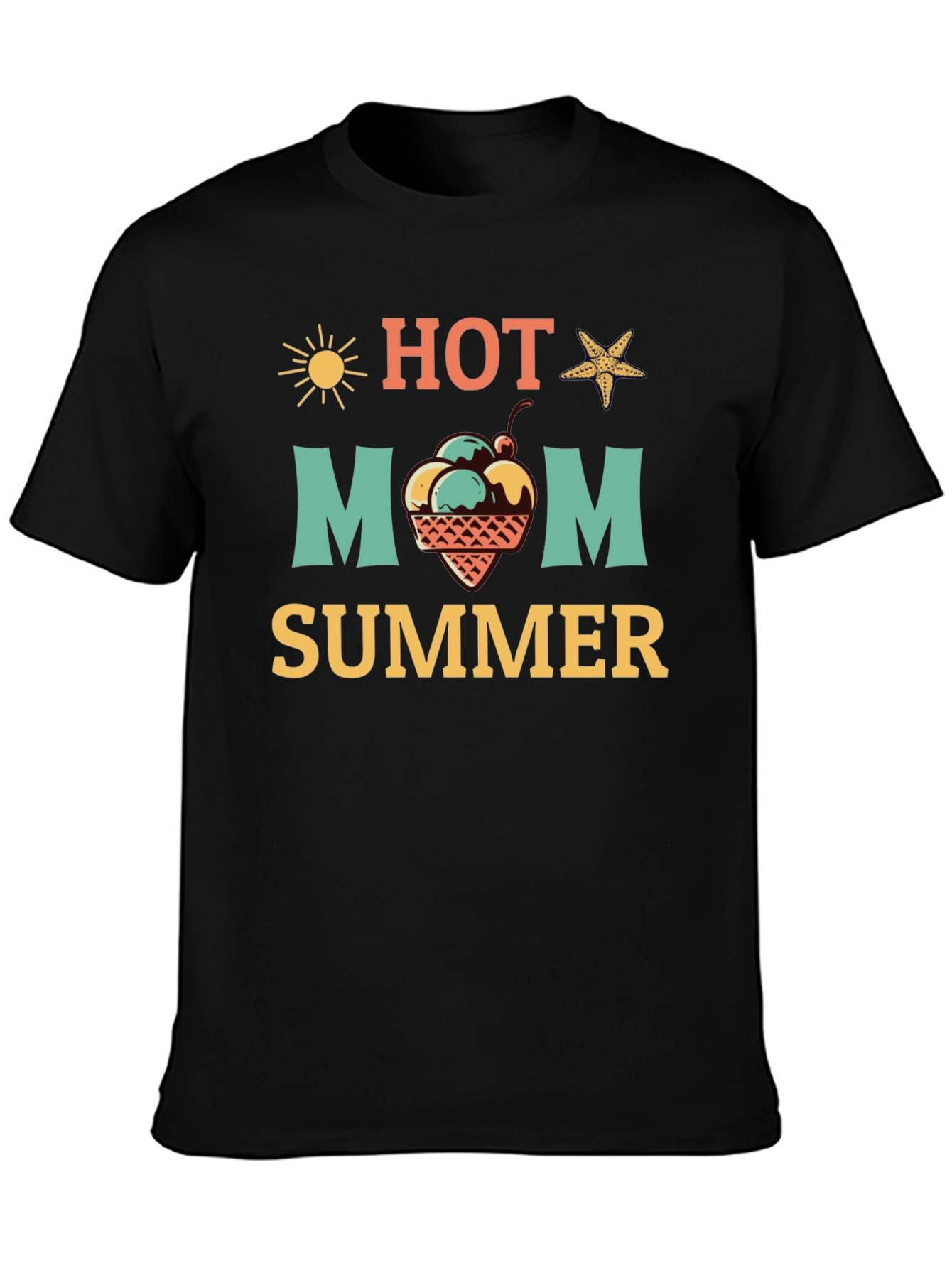 Hot Mom Summer Graphic T-Shirt