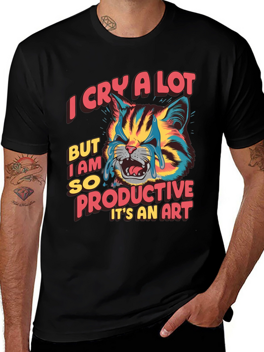 I Cry a Lot But Im Productive T-Shirt