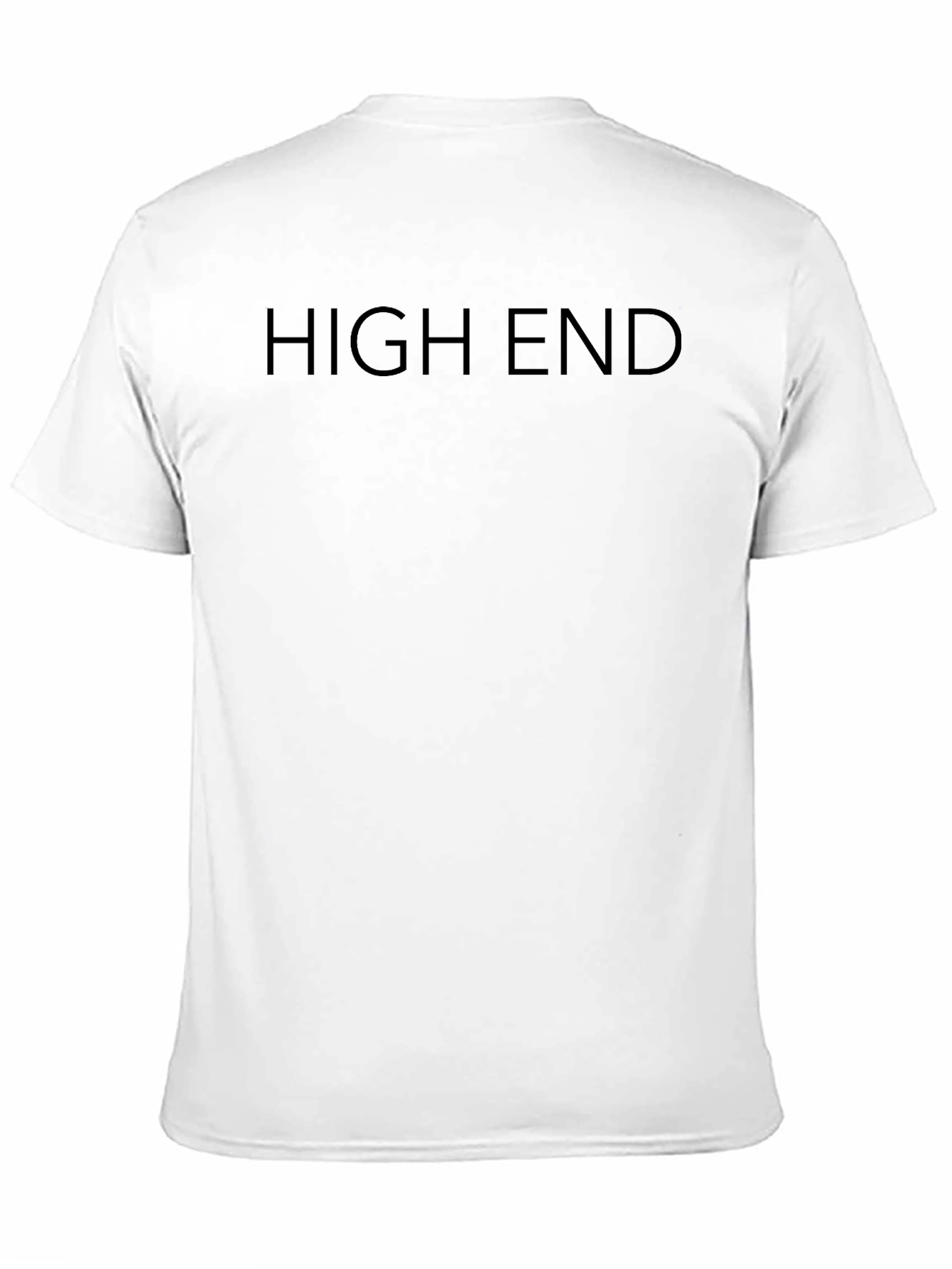 High End Black Graphic Tee Shirt