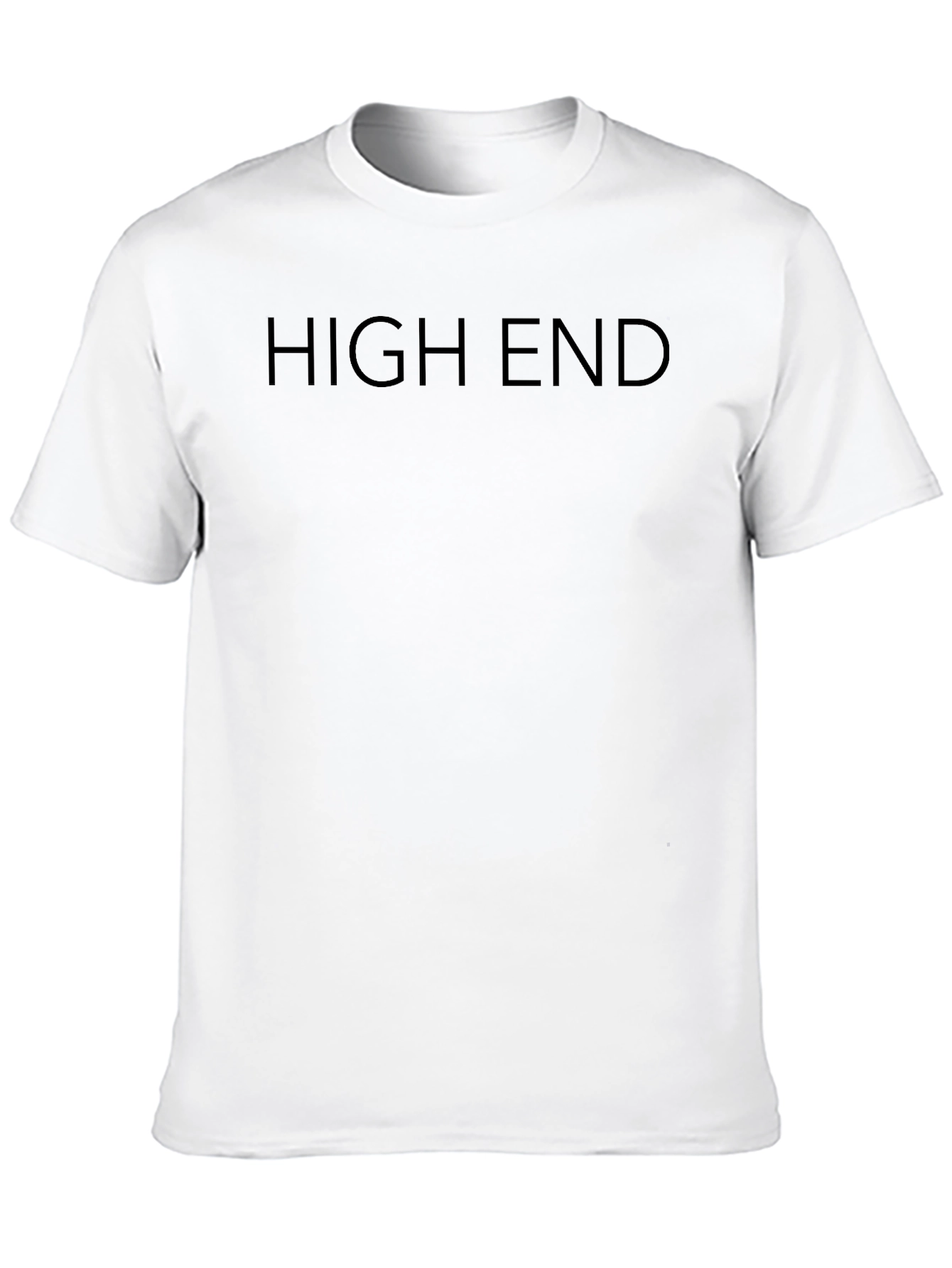 High End Black Graphic Tee Shirt