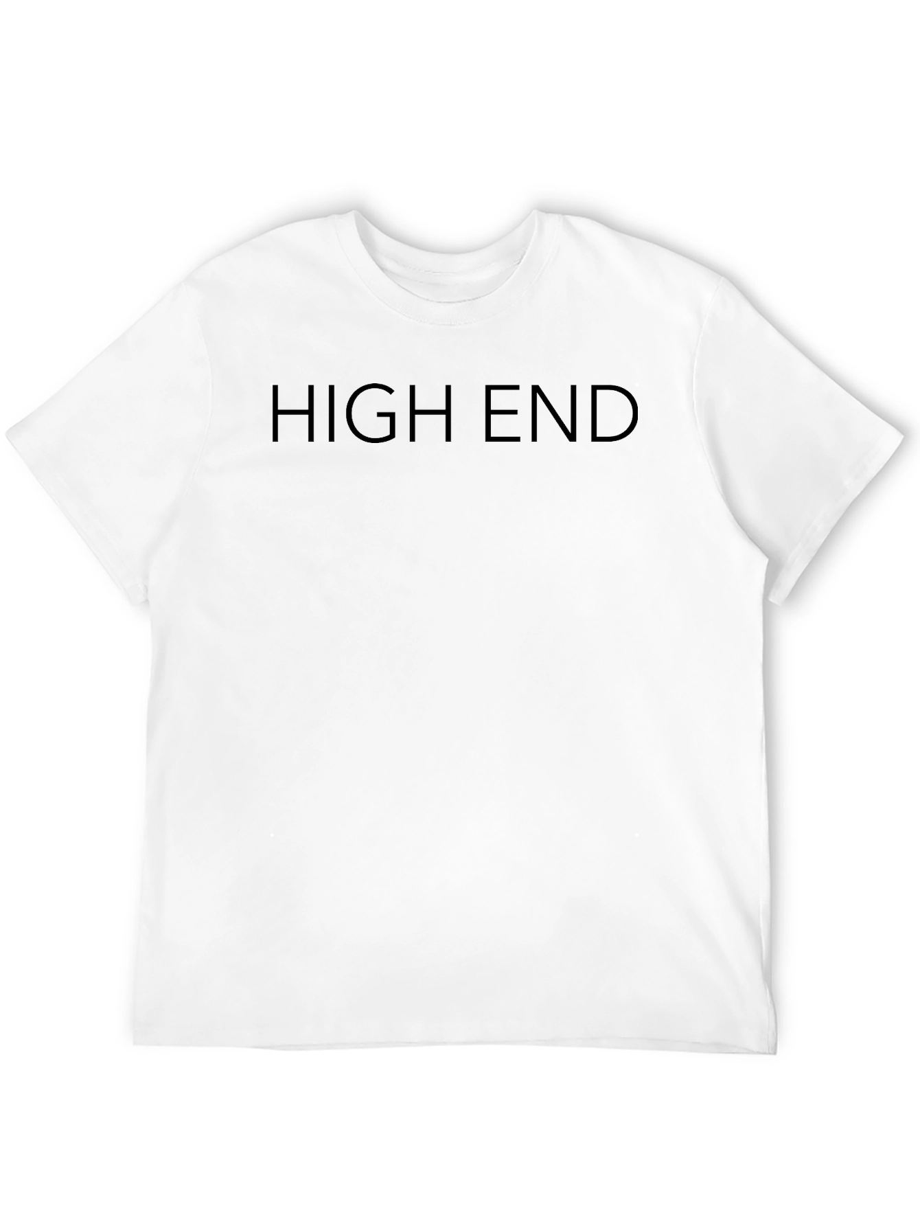 High End Black Graphic Tee Shirt