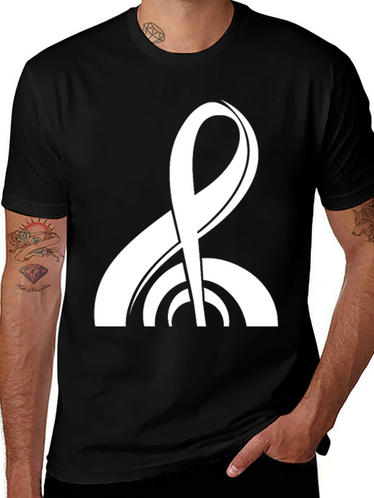 Abstract Symbol Black T-Shirt