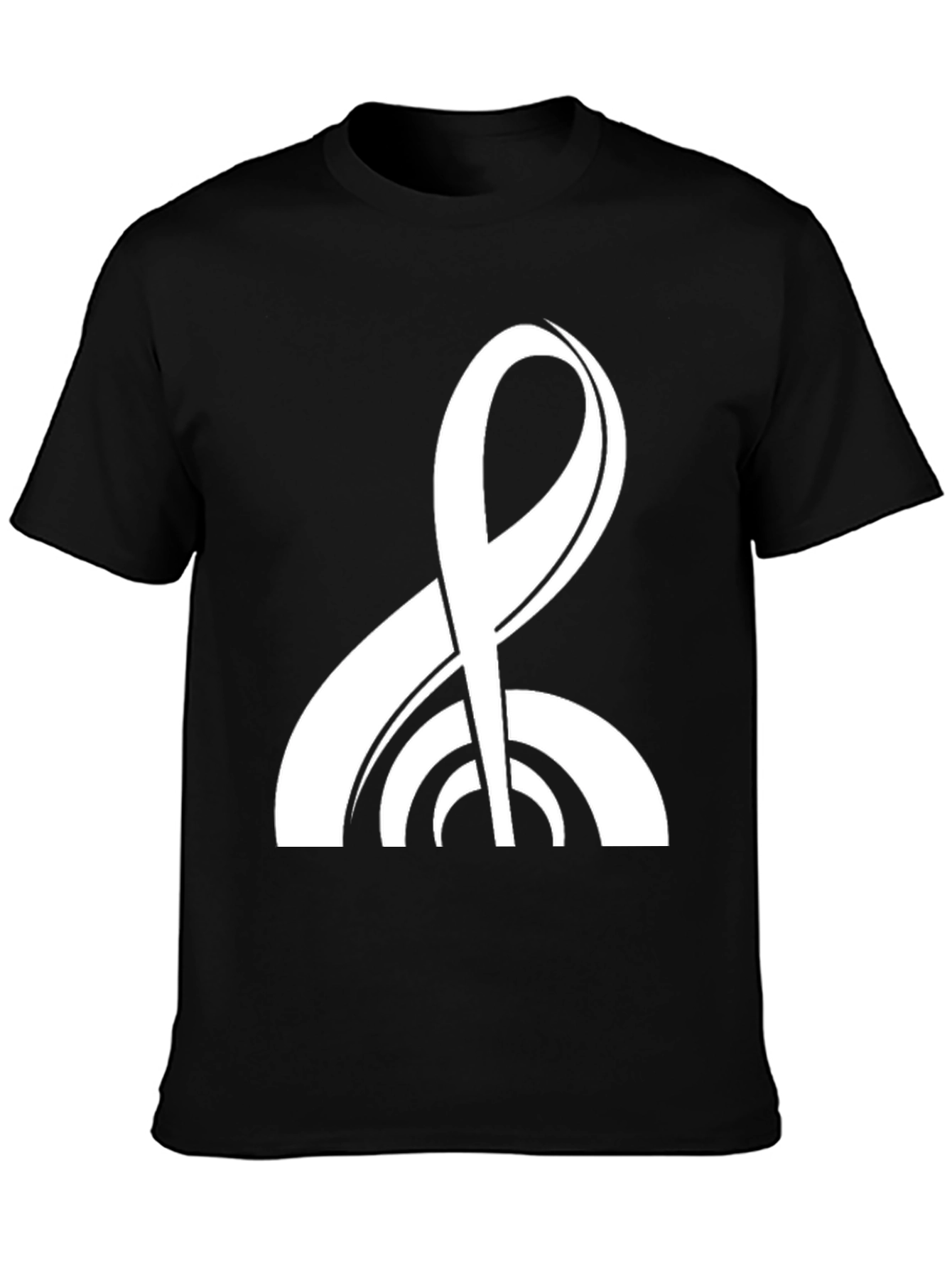 Abstract Symbol Black T-Shirt