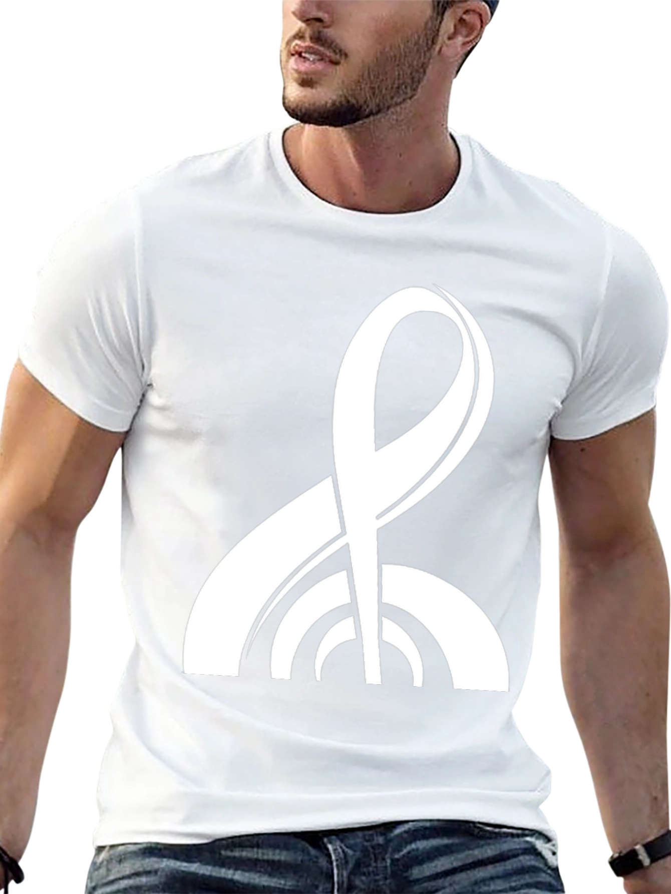 Abstract Symbol Black T-Shirt