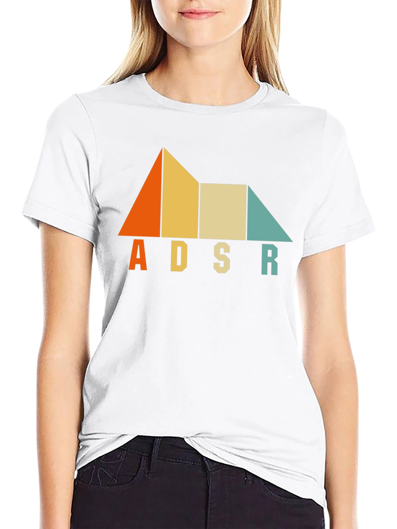 ADSR Graphic Tee - Retro Synth Design