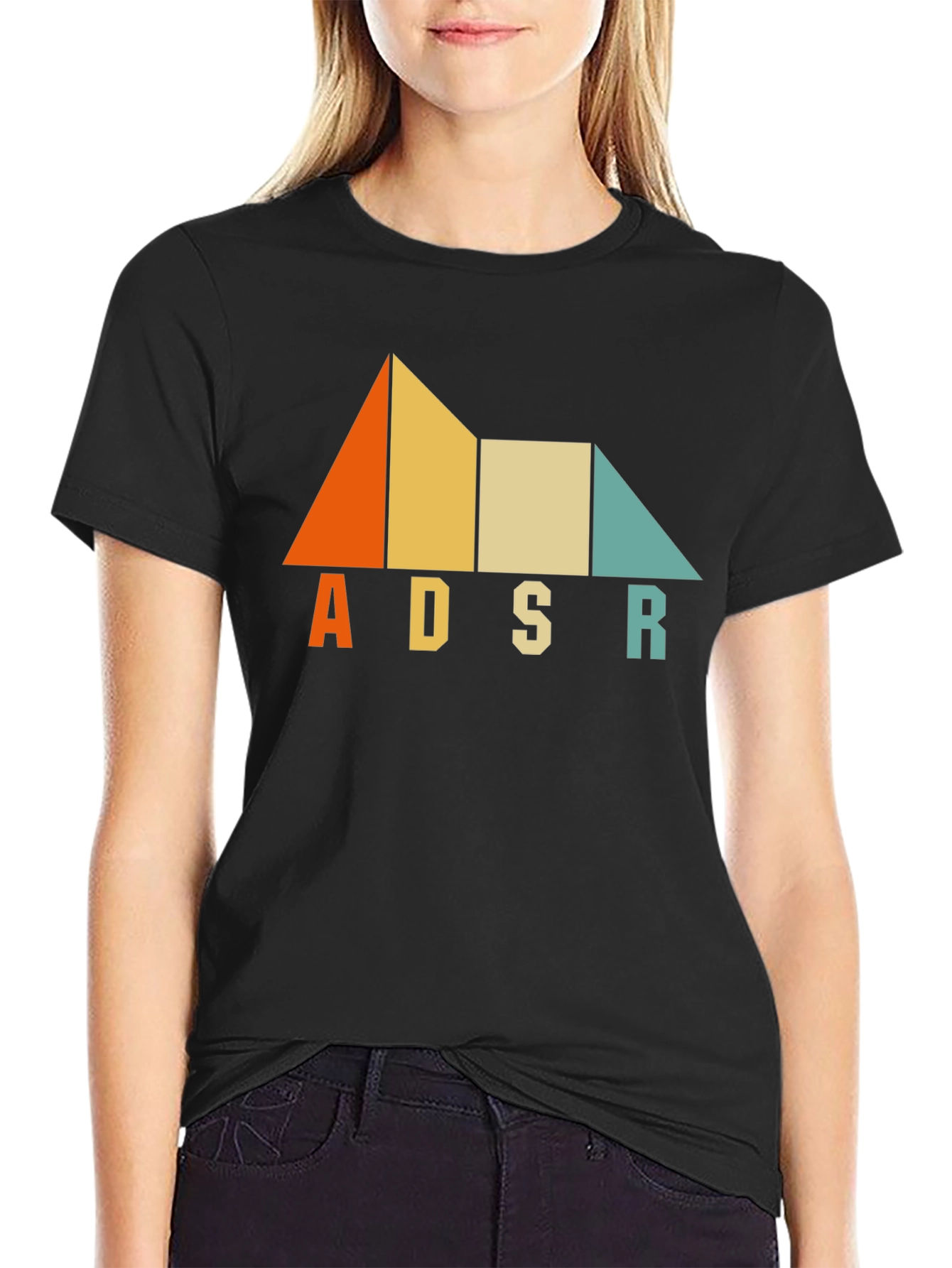 ADSR Graphic Tee - Retro Synth Design