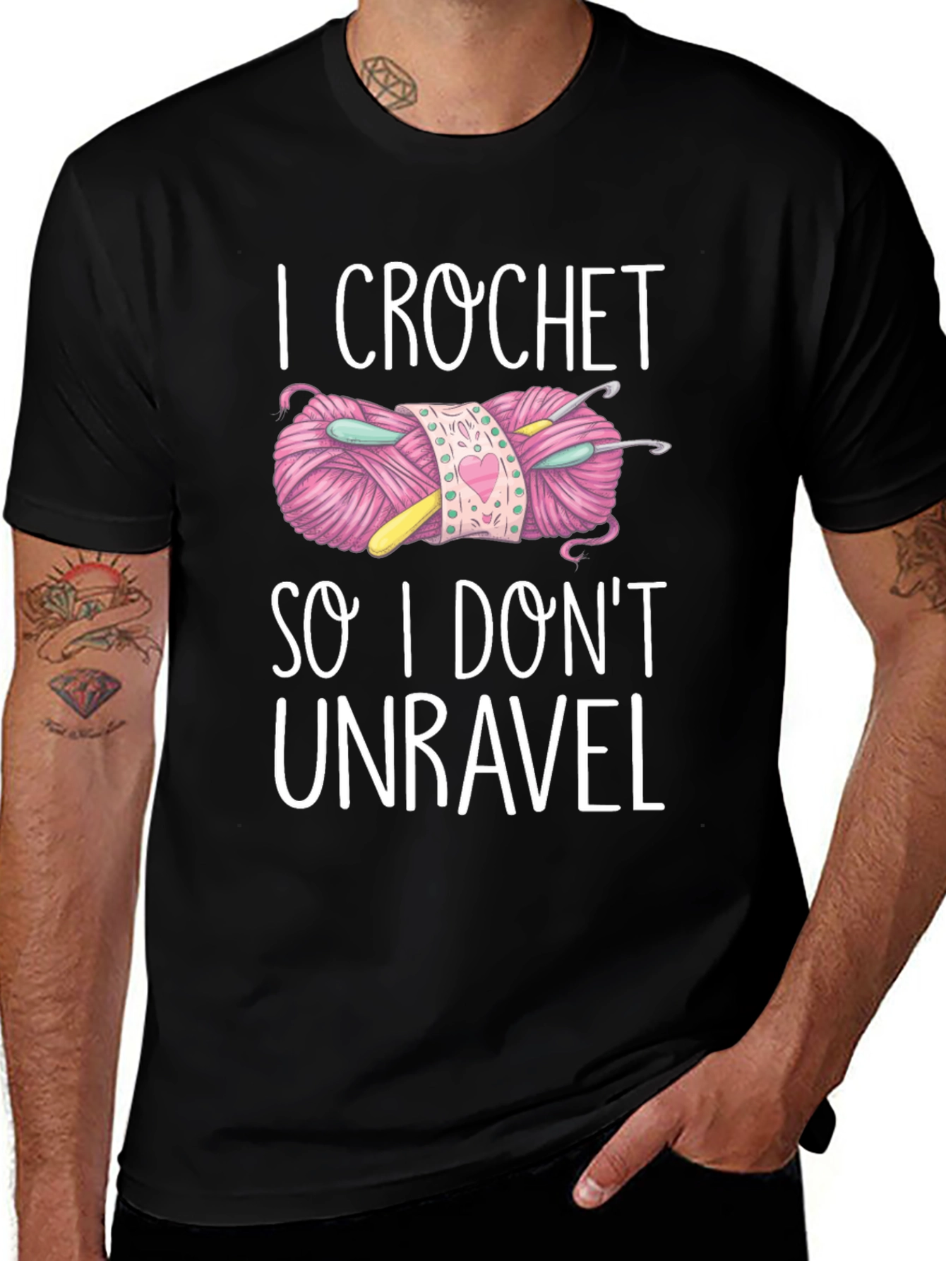 I Crochet So I Dont Unravel T-Shirt