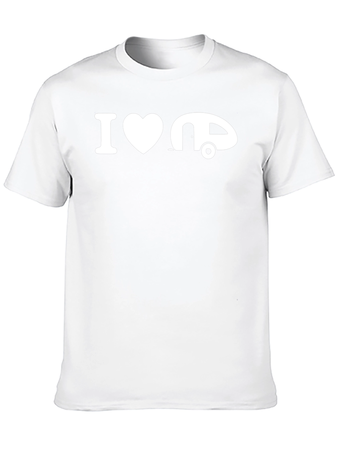 I Heart Camping T-Shirt - Black Cotton Tee