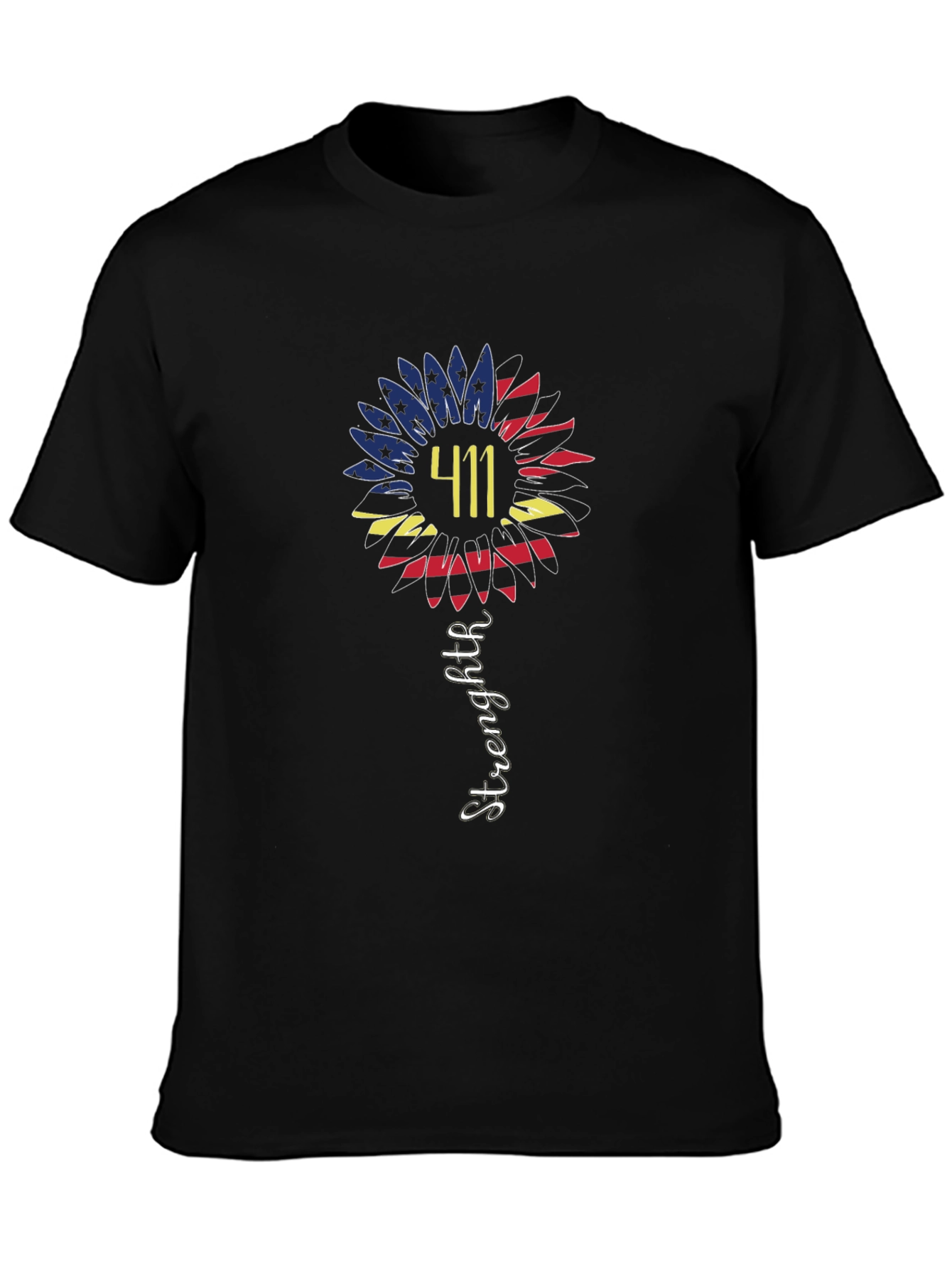 411 Strength Sunflower Graphic T-Shirt