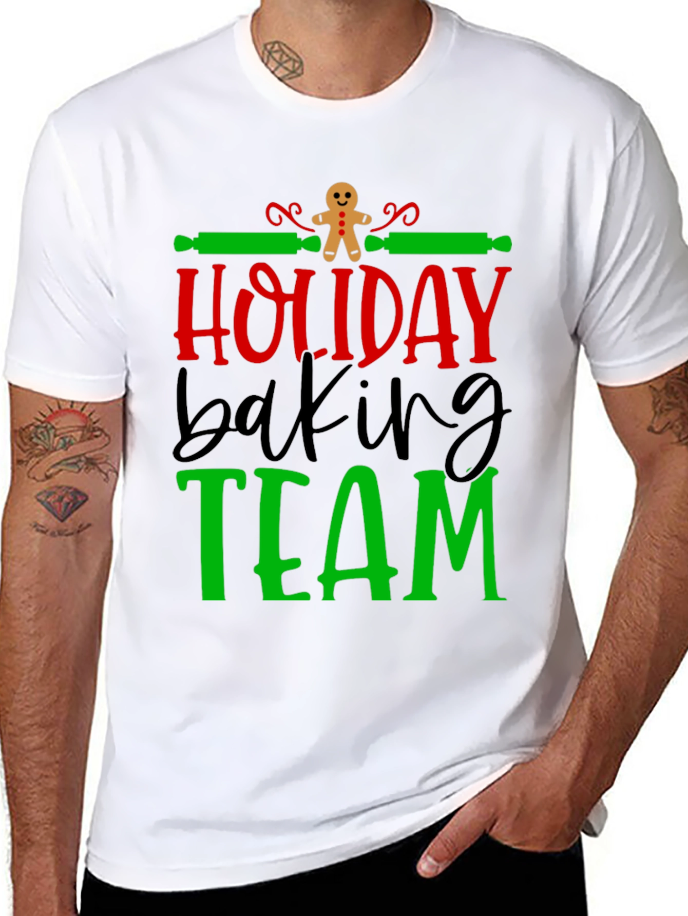 Holiday Baking Team Graphic T-Shirt