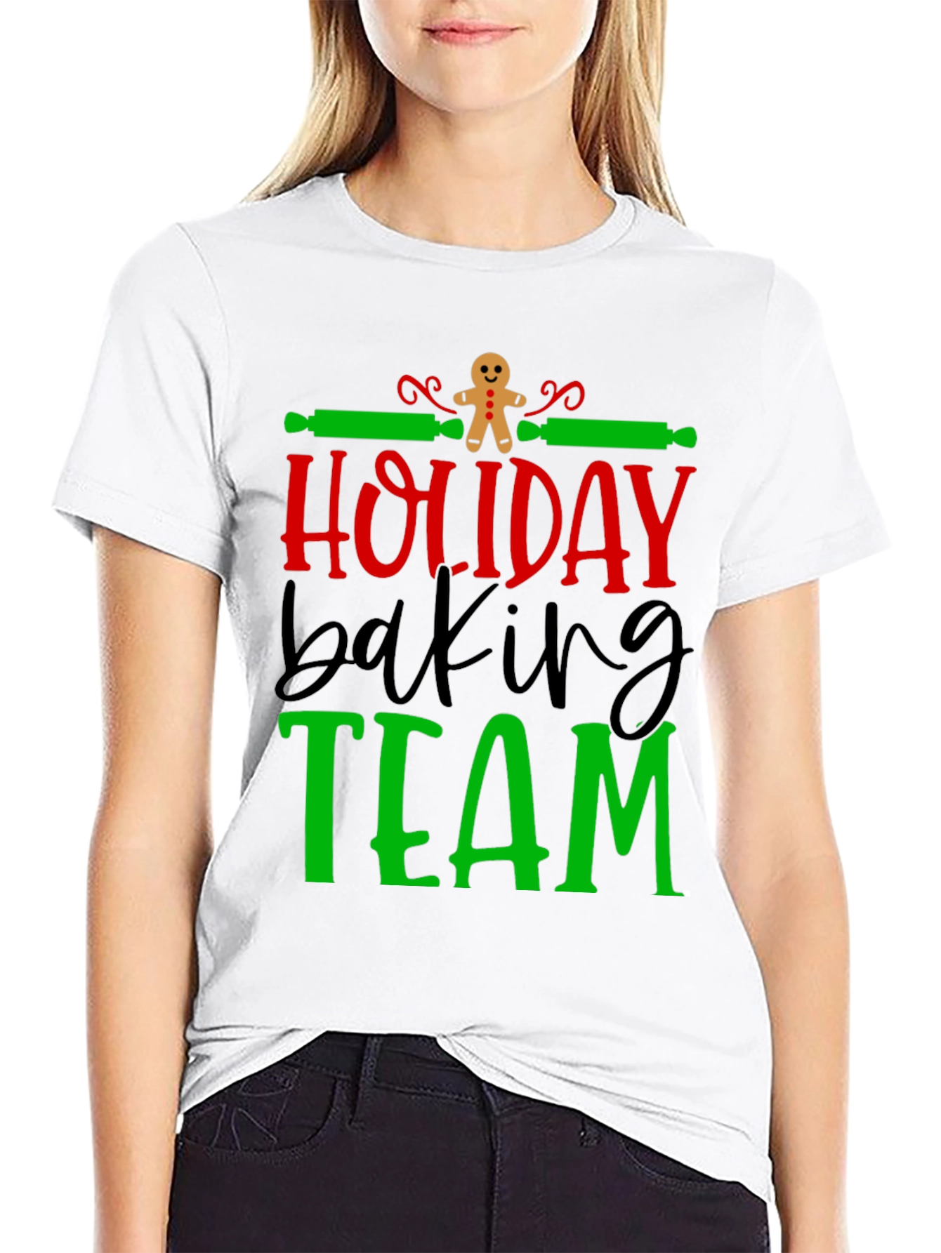 Holiday Baking Team Graphic T-Shirt