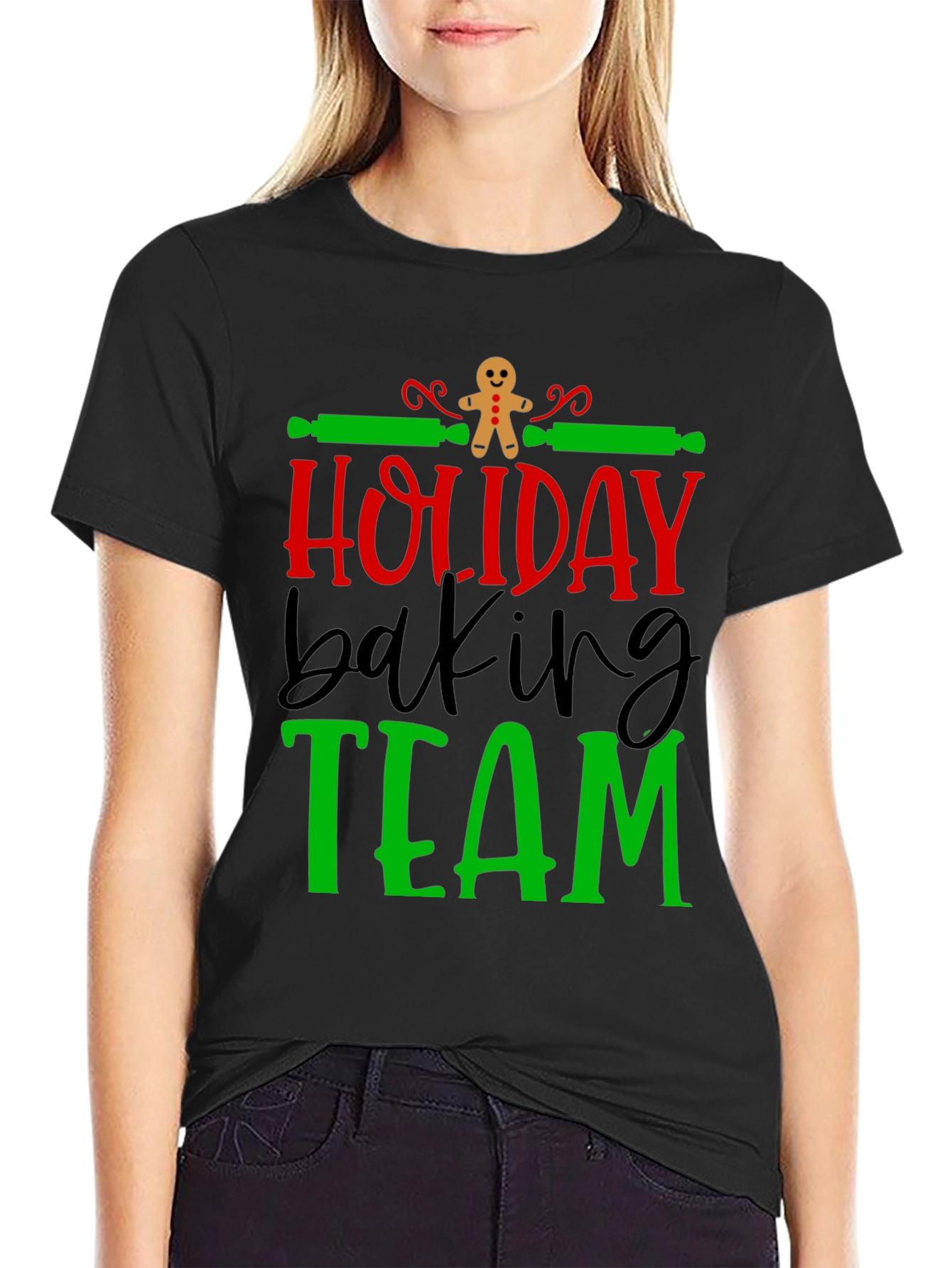 Holiday Baking Team Graphic T-Shirt