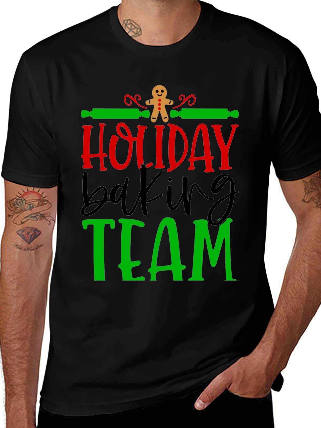 Holiday Baking Team Graphic T-Shirt
