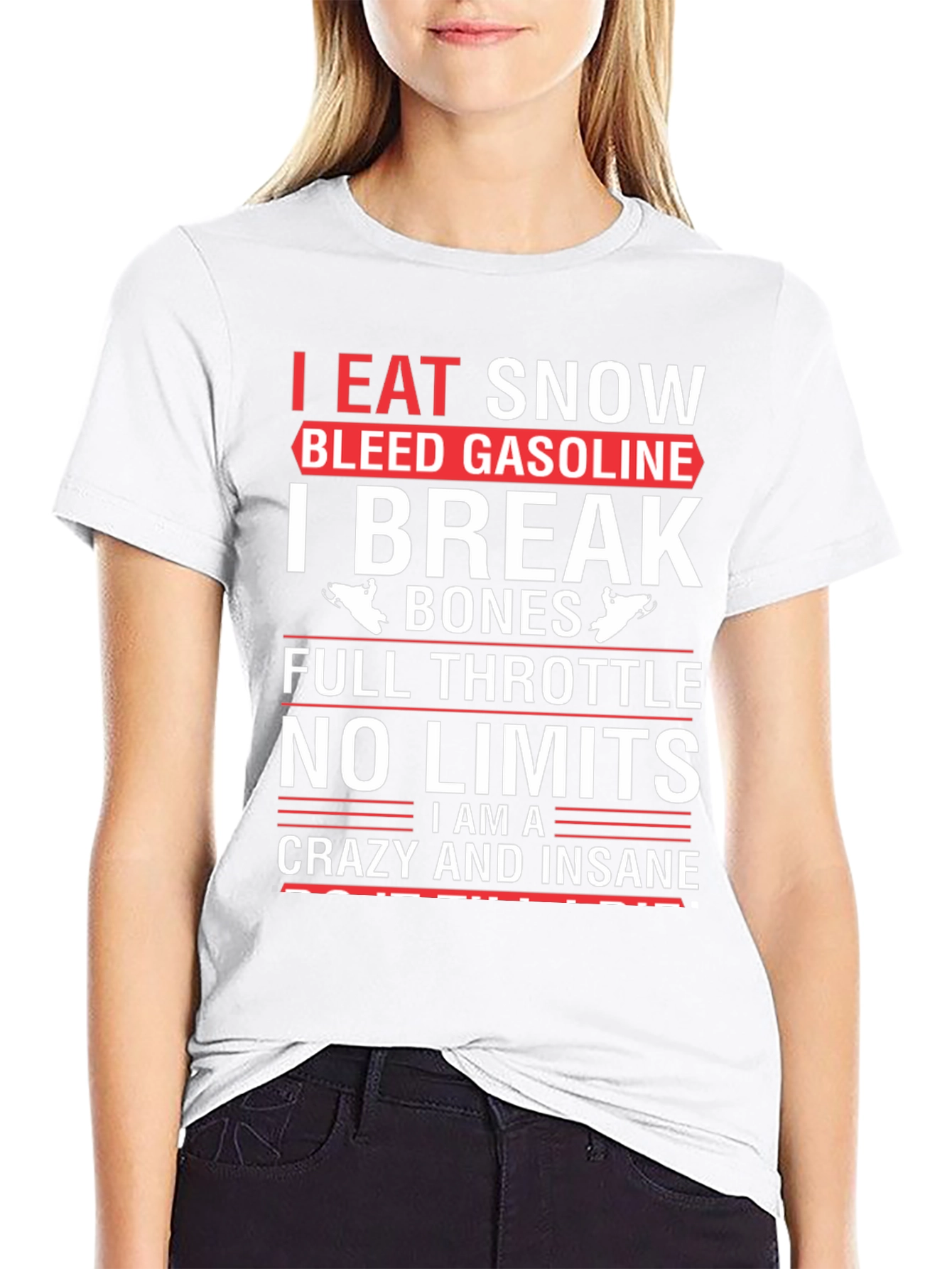 I Eat Snow Bleed Gasoline T-Shirt