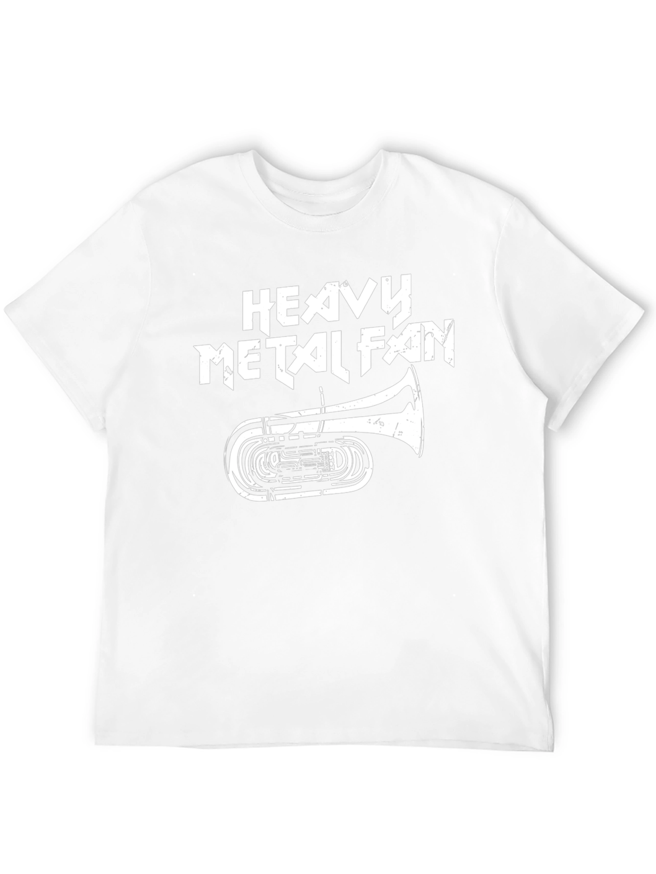 Heavy Metal Fan Tuba Graphic Tee - Black