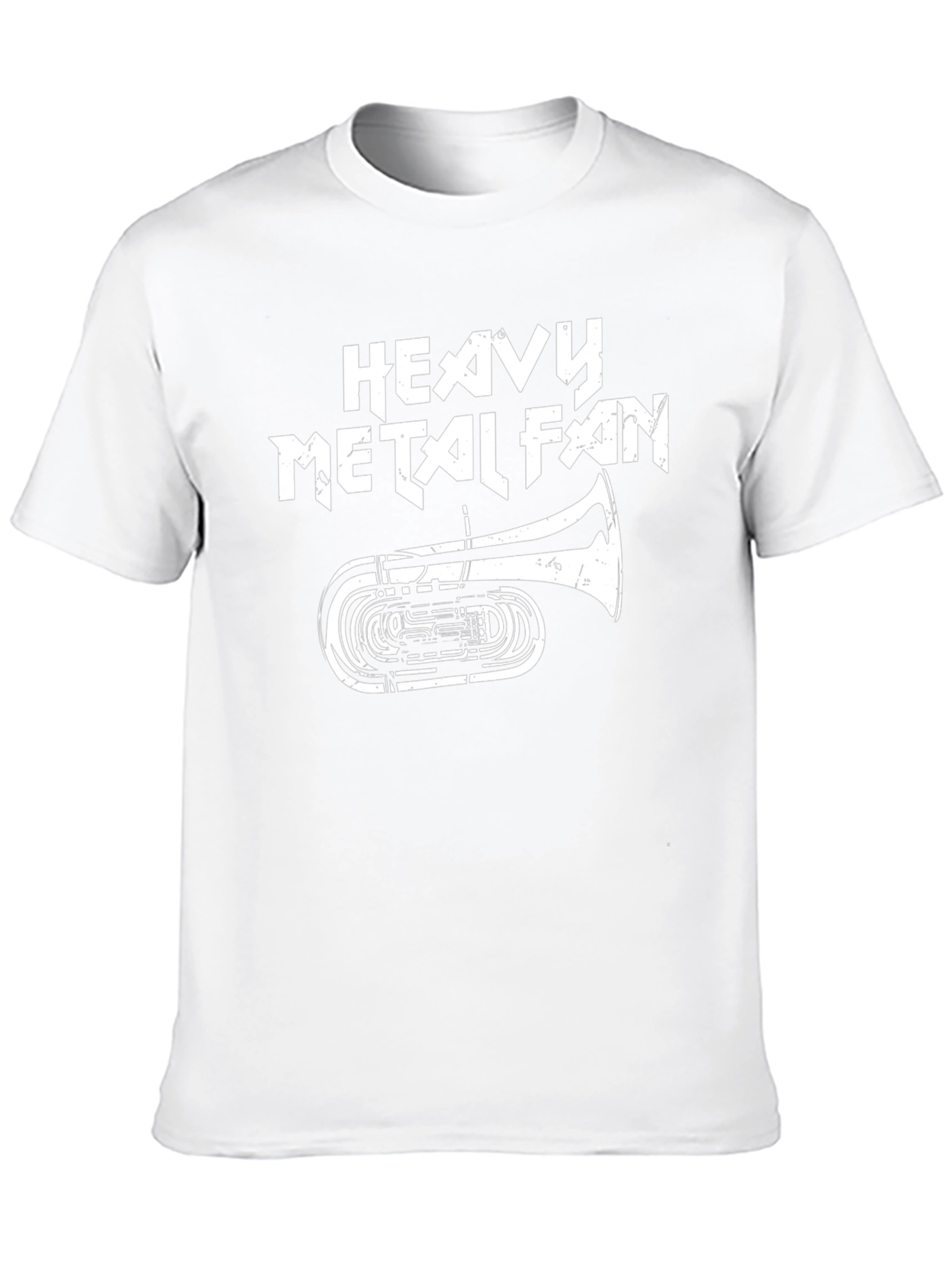 Heavy Metal Fan Tuba Graphic Tee - Black