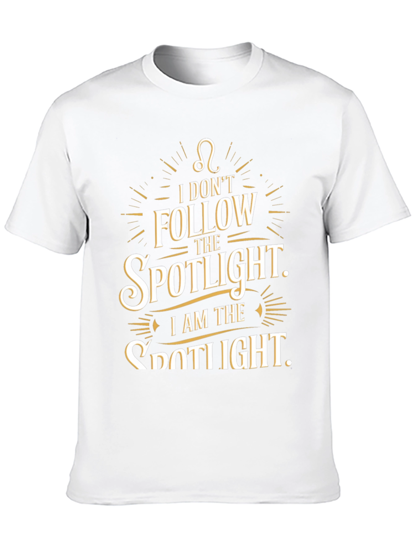 I Am the Spotlight Black Graphic Tee