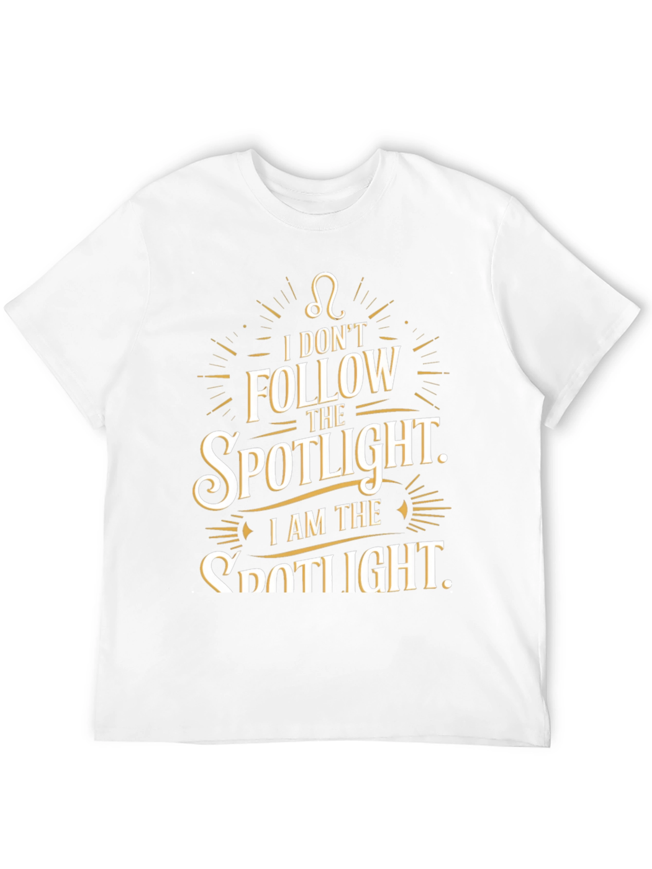 I Am the Spotlight Black Graphic Tee