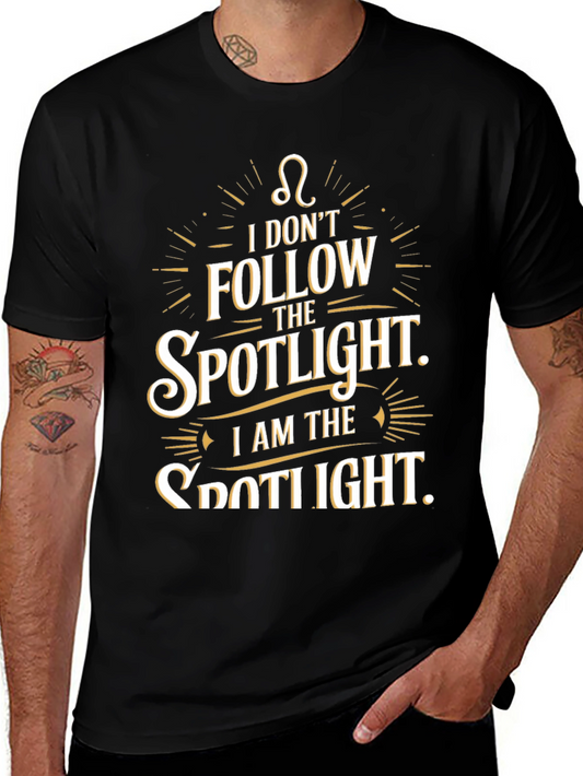 I Am the Spotlight Black Graphic Tee