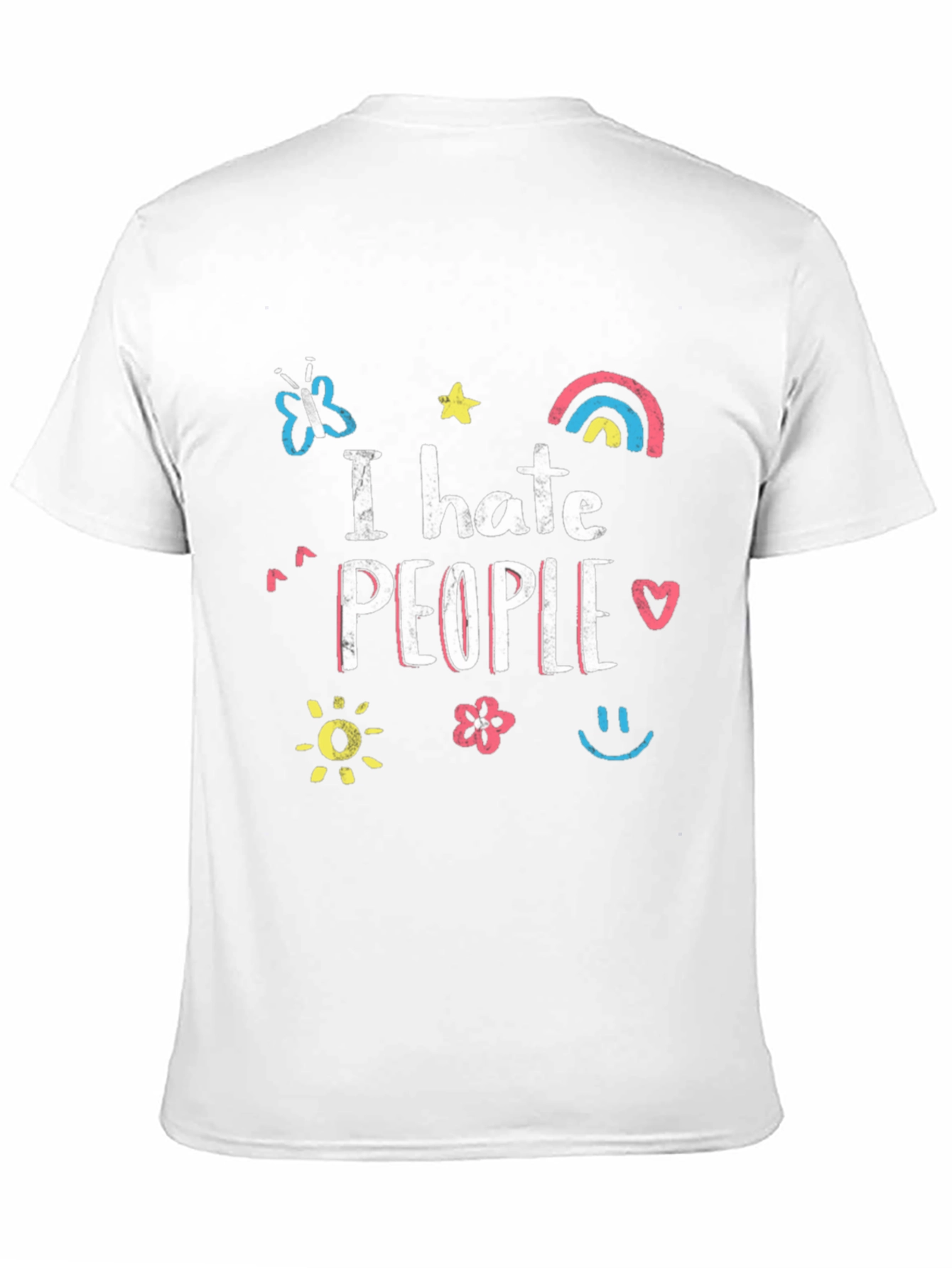 I Hate People Graphic Tee - Unisex Black T-Shirt