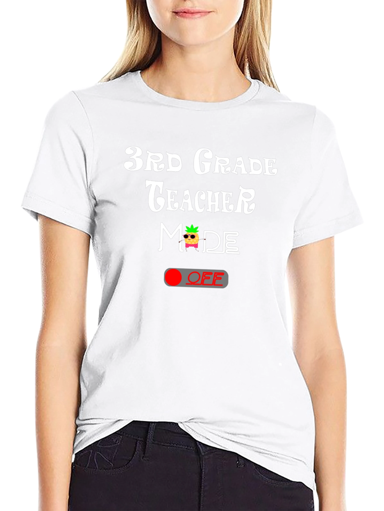 3rd Grade Teacher Mode OFF T-Shirt