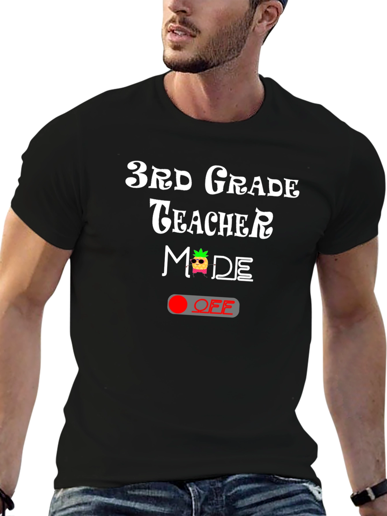 3rd Grade Teacher Mode OFF T-Shirt
