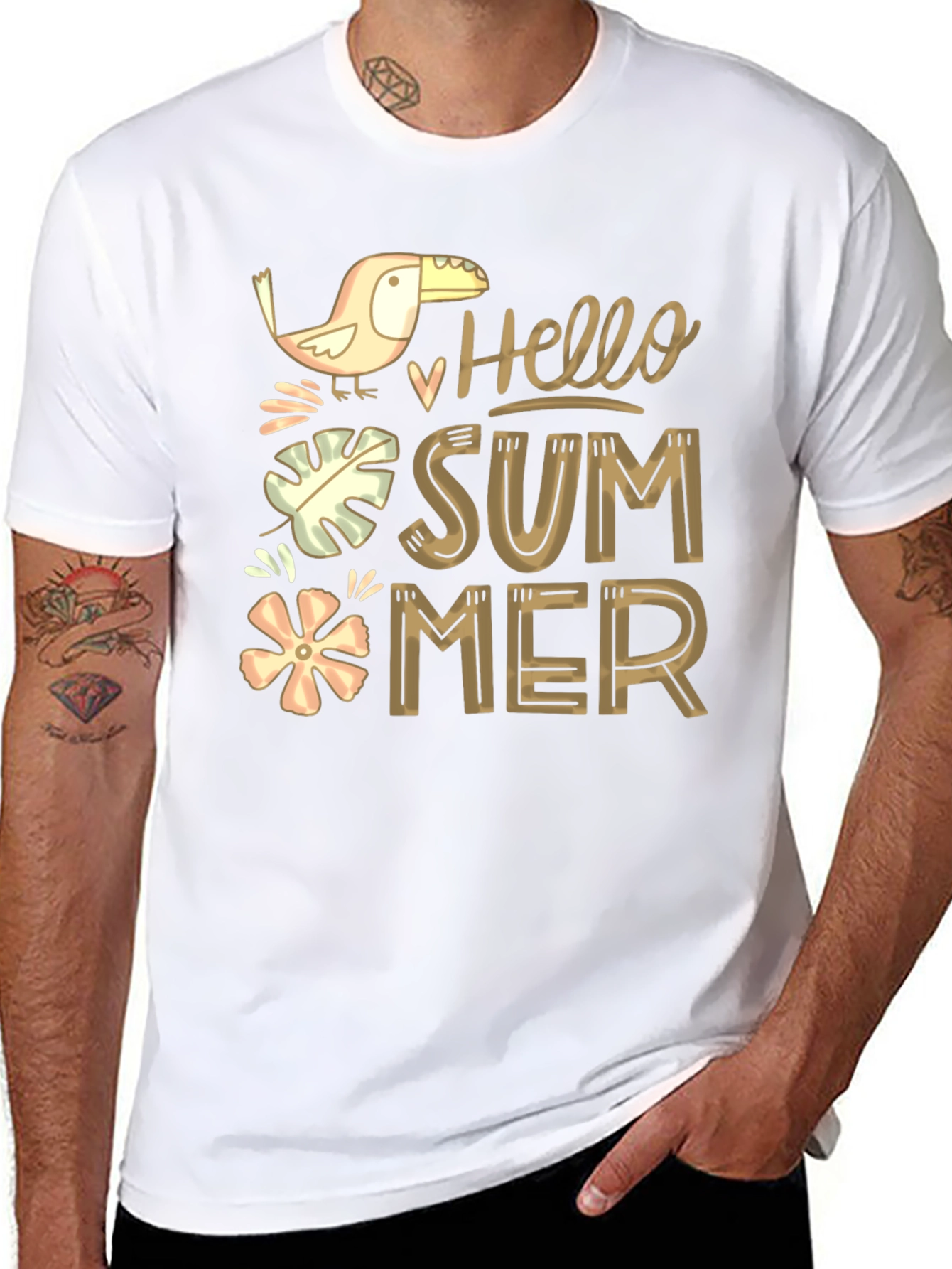 Hello Summer Graphic T-Shirt