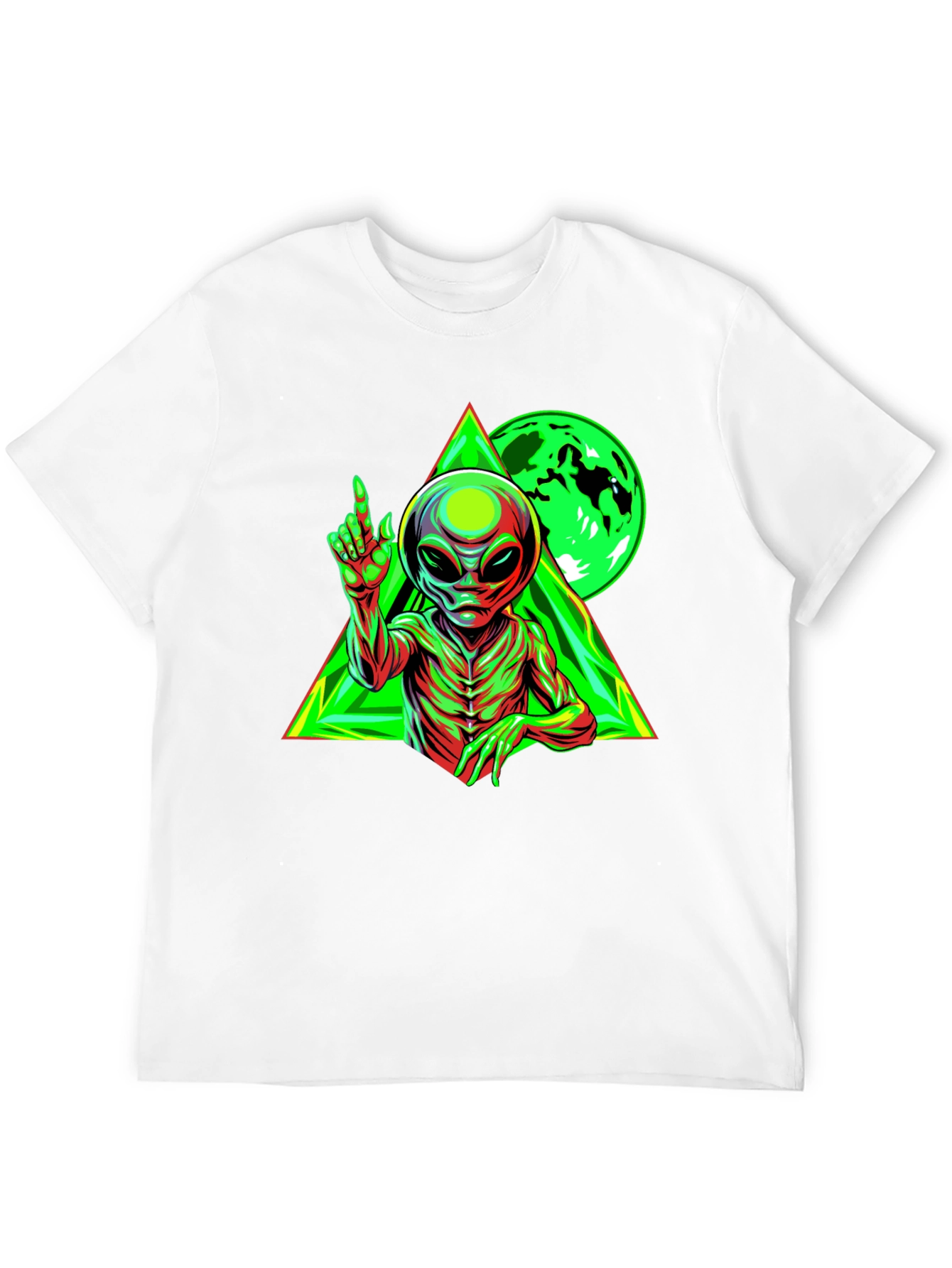 Alien Graphic Black T-Shirt