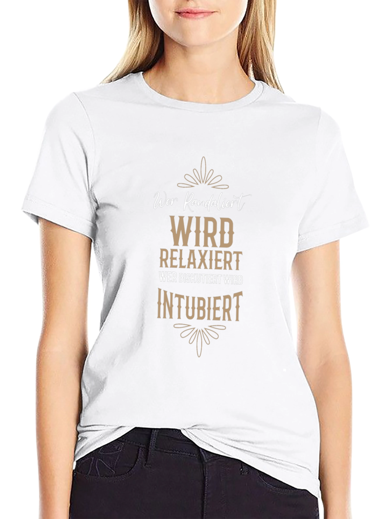 Humorous Wer Randalier Black T-Shirt
