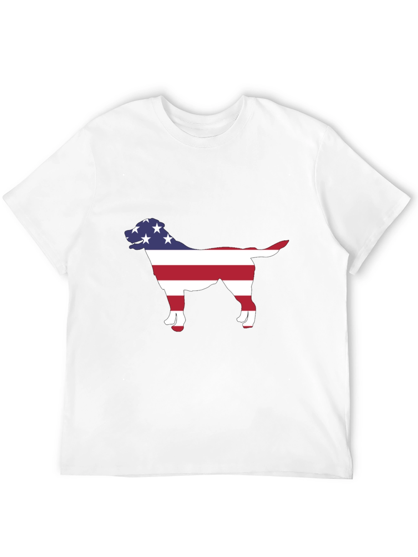 American Dog Silhouette T-Shirt