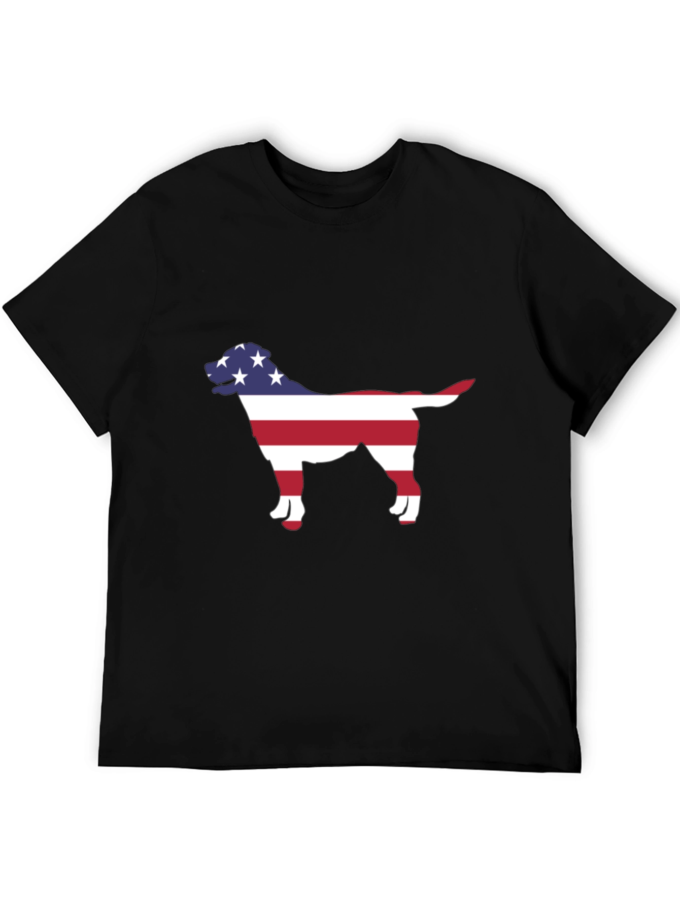 American Dog Silhouette T-Shirt