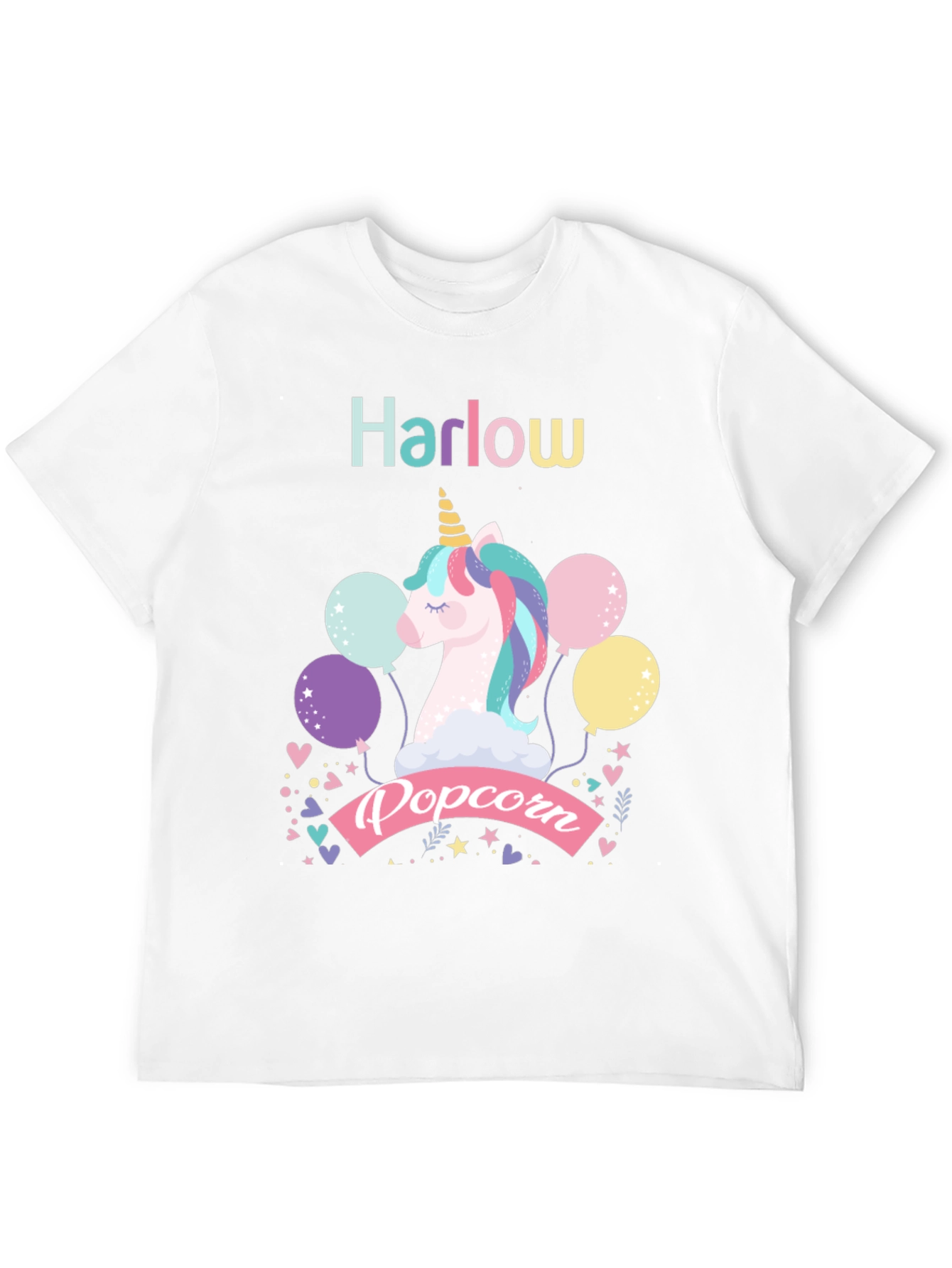 Harlow Popcorn Unicorn Graphic T-Shirt