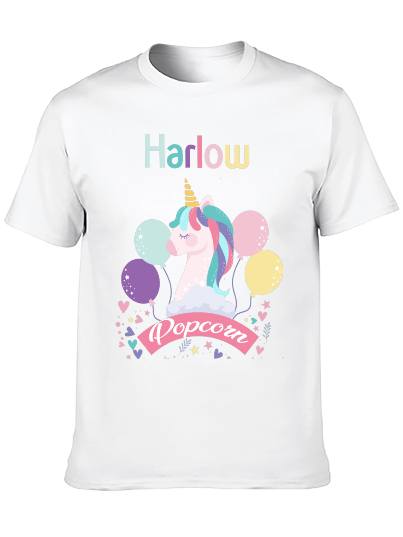 Harlow Popcorn Unicorn Graphic T-Shirt