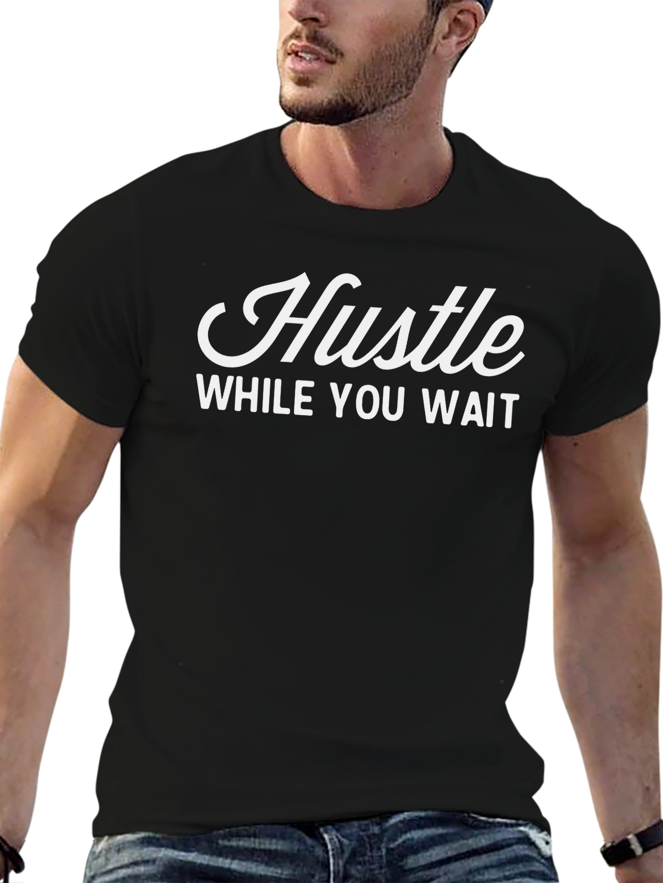 Hustle While You Wait Graphic Tee