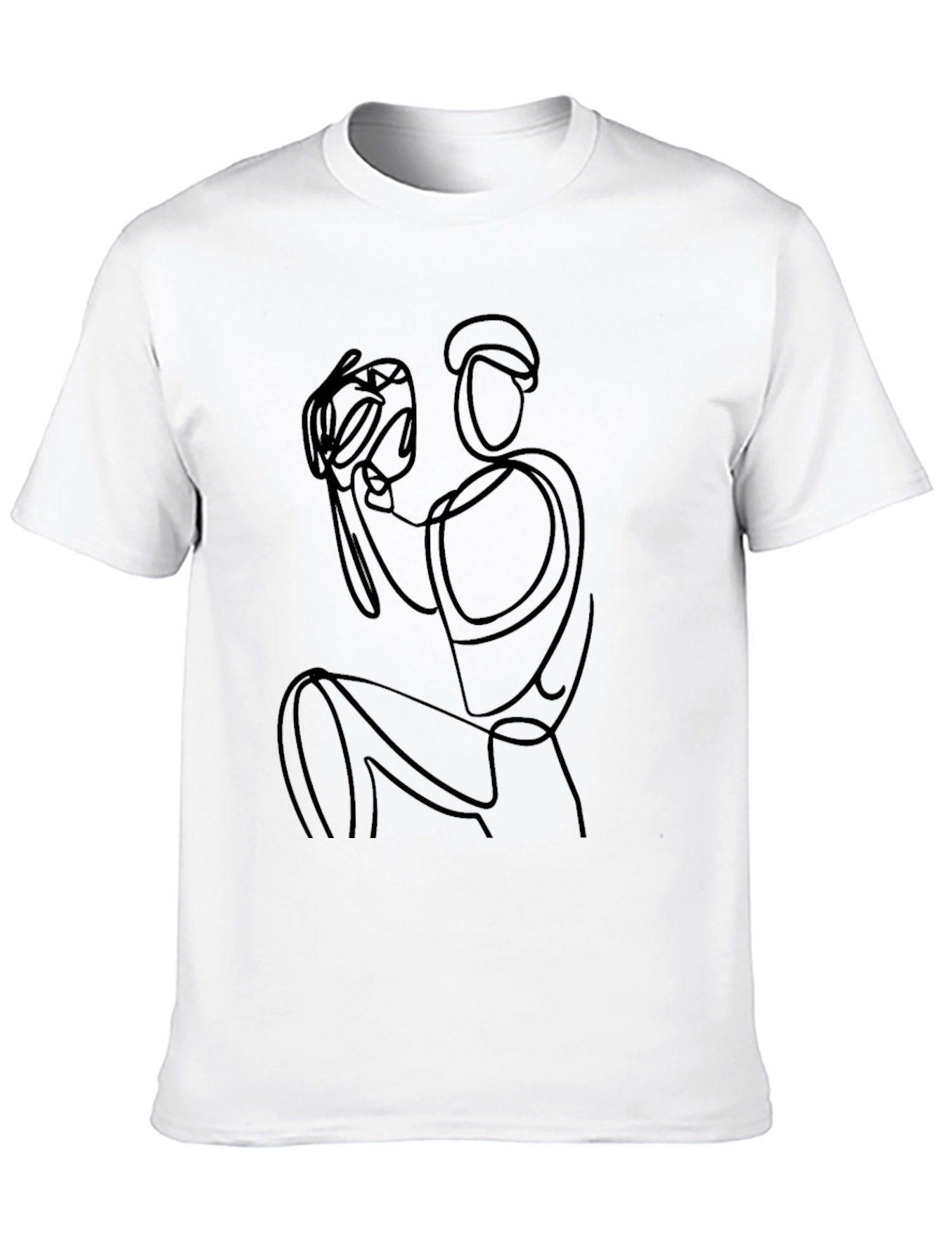 Abstract Pitcher Graphic T-Shirt - Modern Baseball Fan Apparel