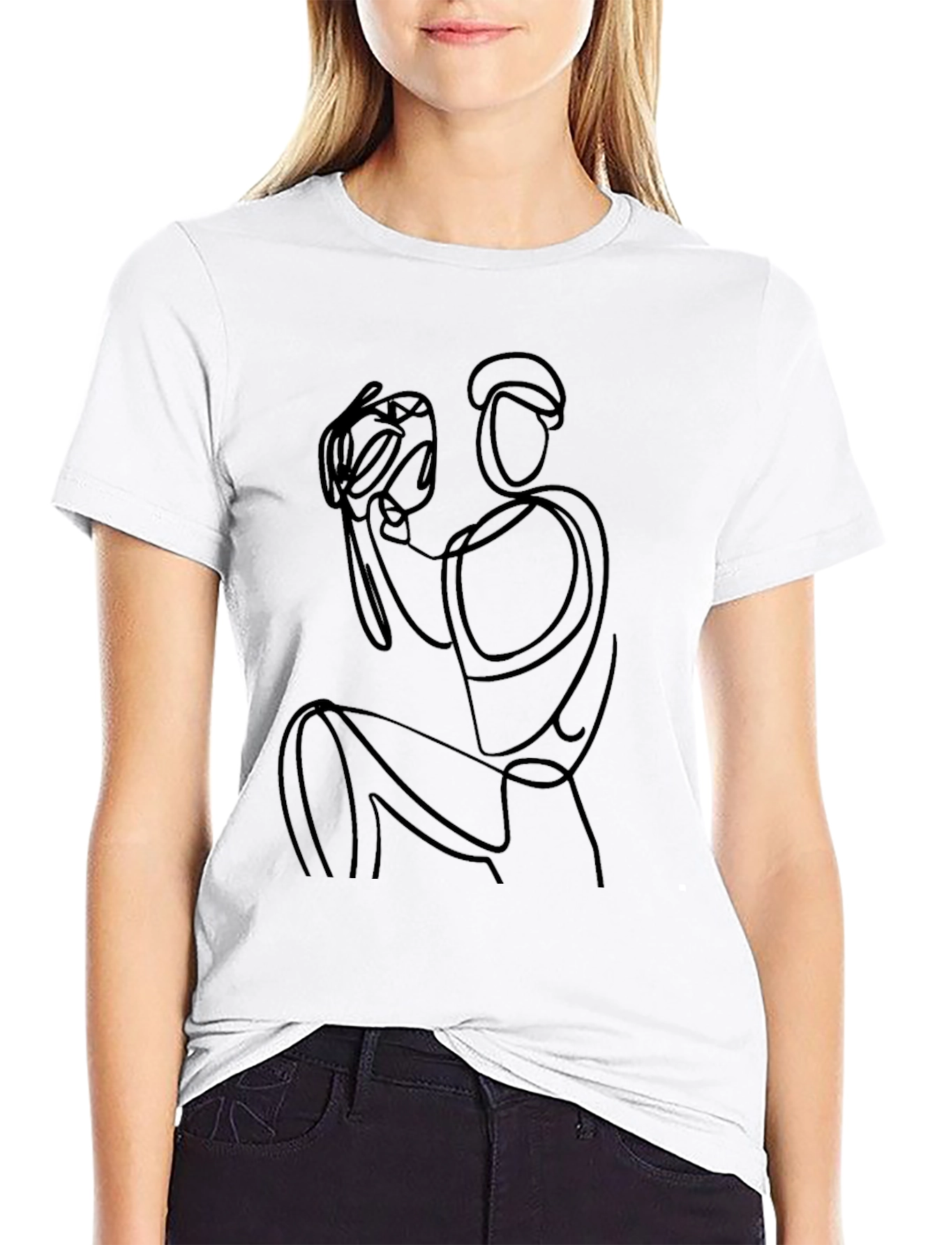 Abstract Pitcher Graphic T-Shirt - Modern Baseball Fan Apparel