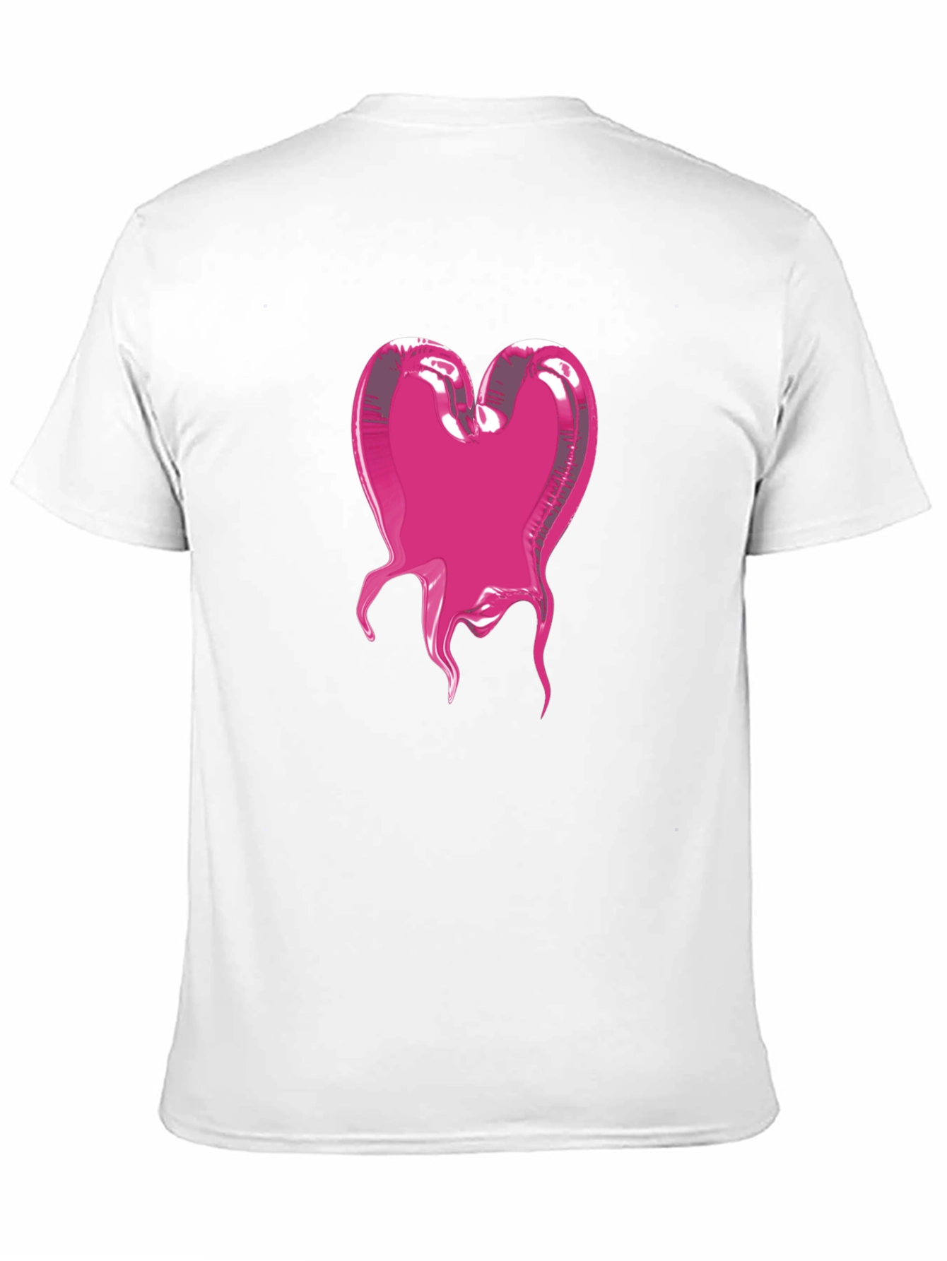 Heart Blob Graphic Tee - Modern Black T-Shirt
