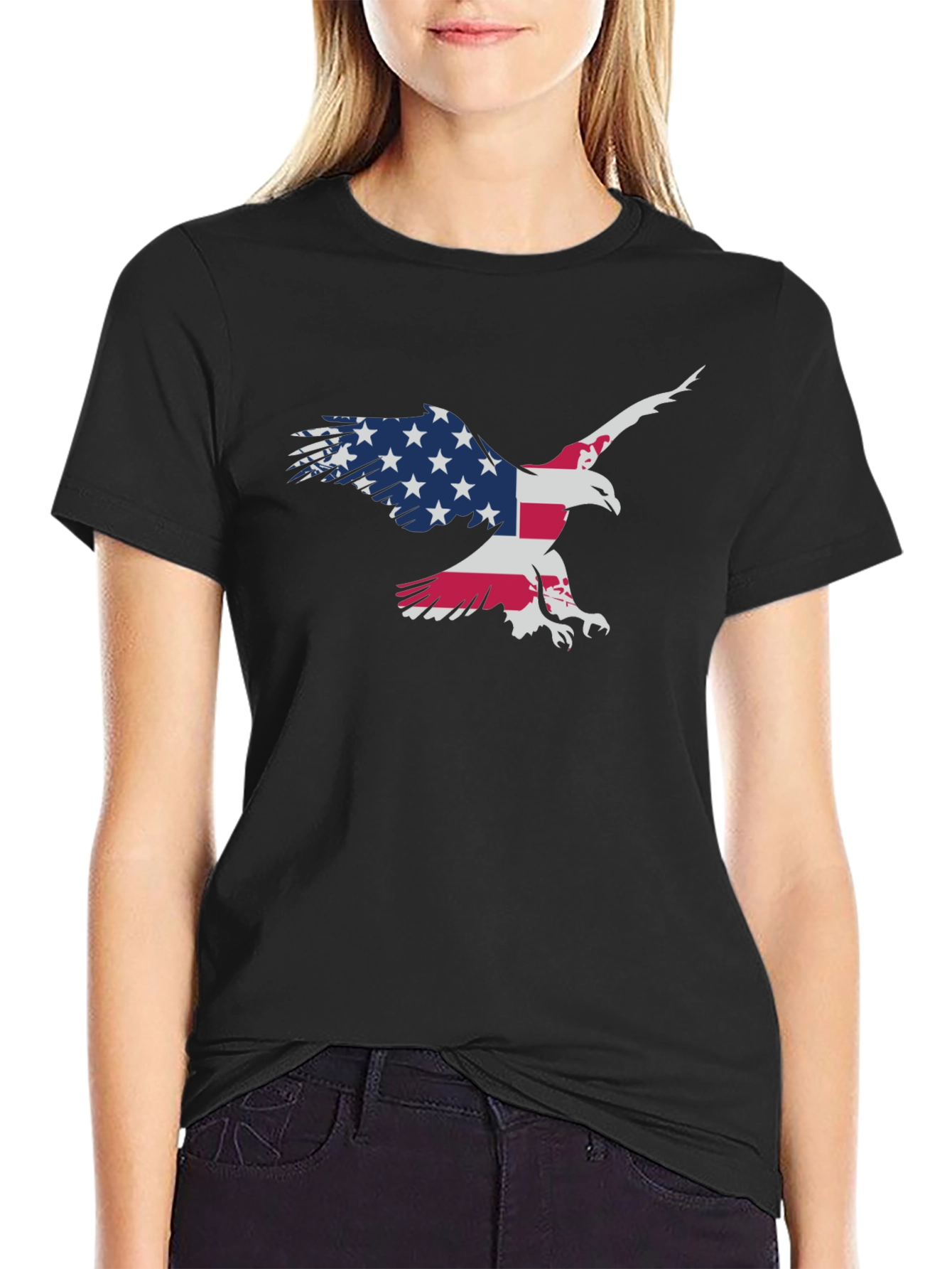 American Eagle Flag Graphic T-Shirt