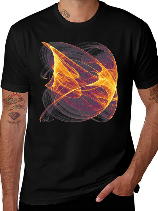 Abstract Energy Graphic T-Shirt