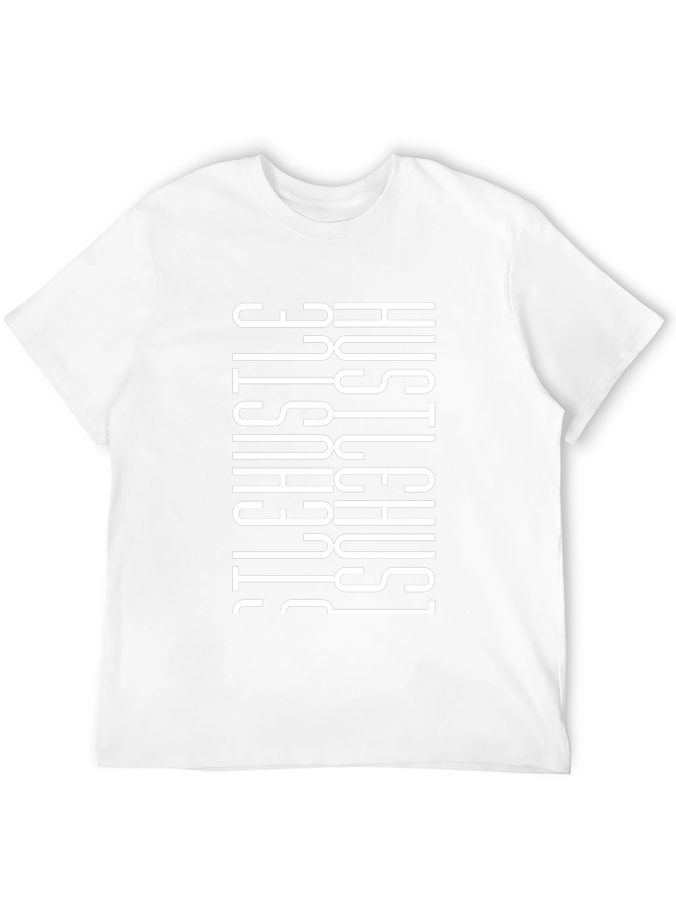 Hustle Graphic Print T-Shirt - Black